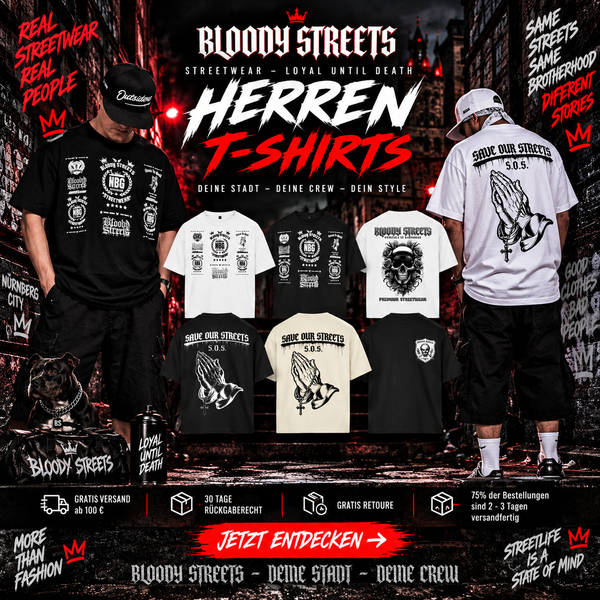 Herren Streetwear T-Shirts für jeden Anlass