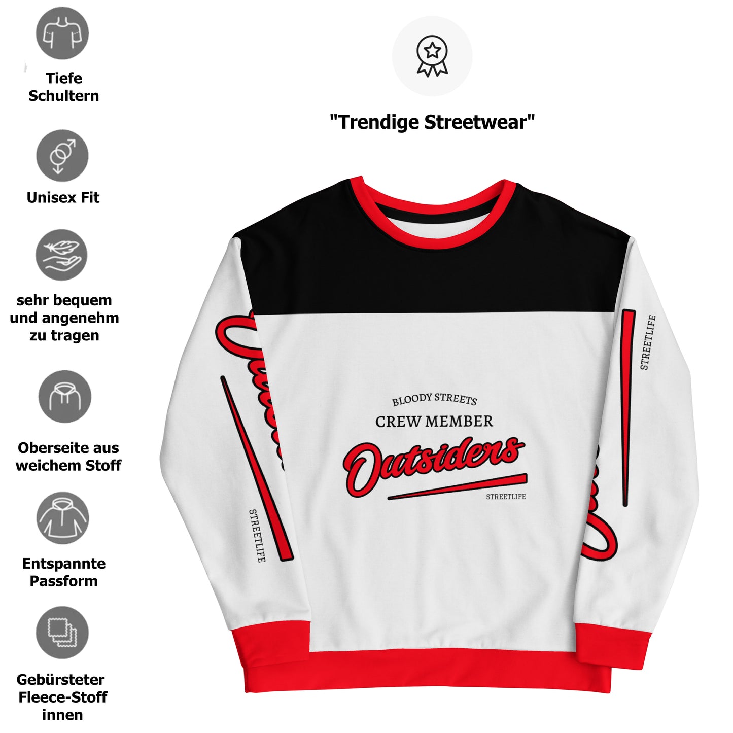 Streetwear Pullover Unisex - BS OUTSIDERS