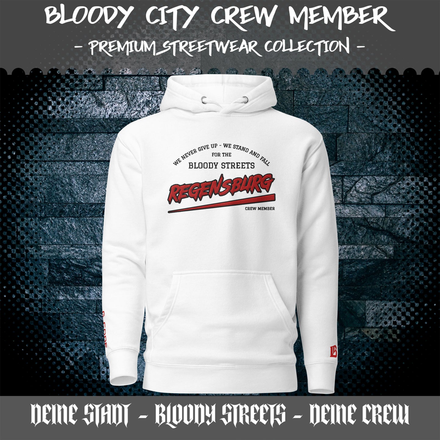 BS CITY Regensburg Crew Member Hoodie NEW VERS