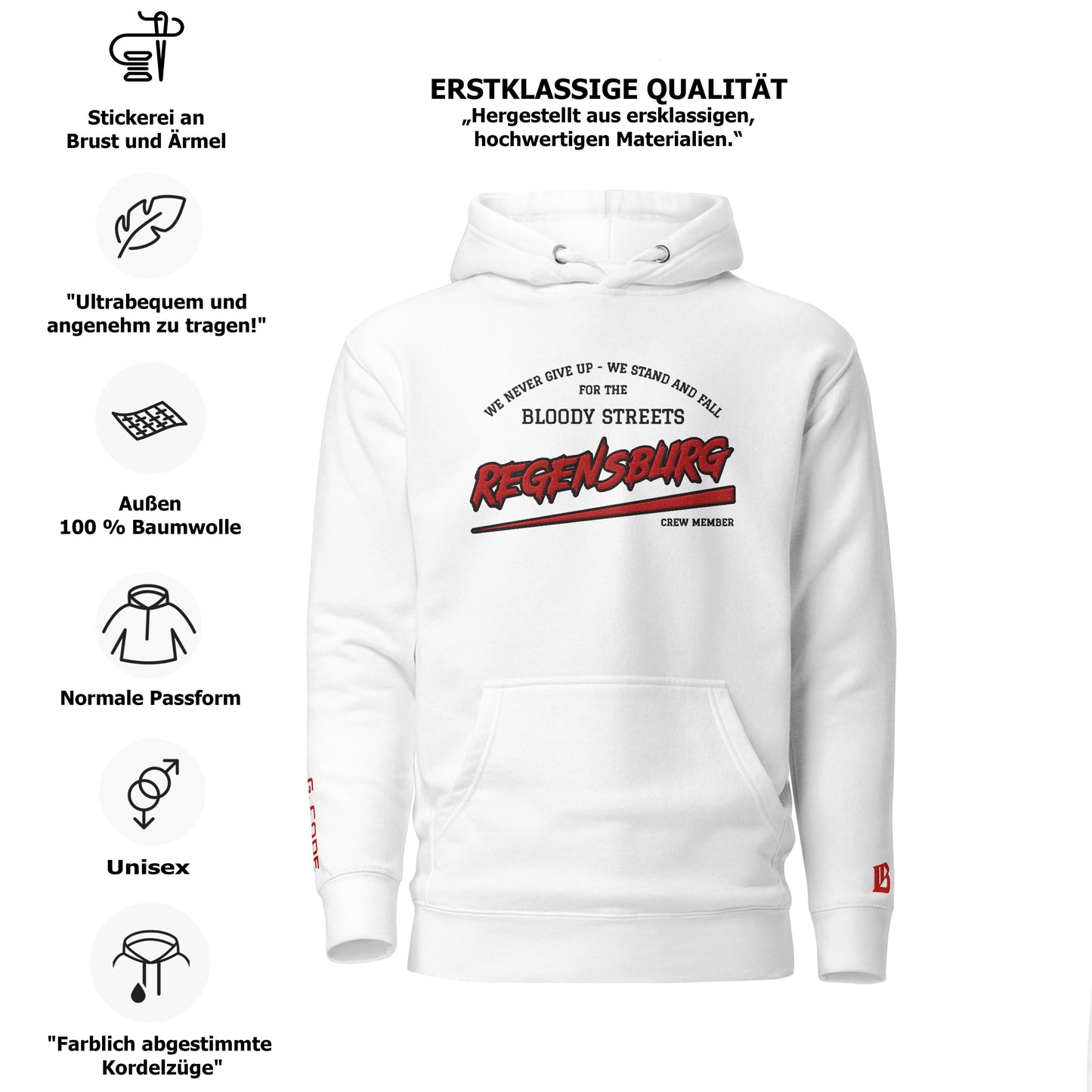 BS CITY Regensburg Crew Member Hoodie NEW VERS