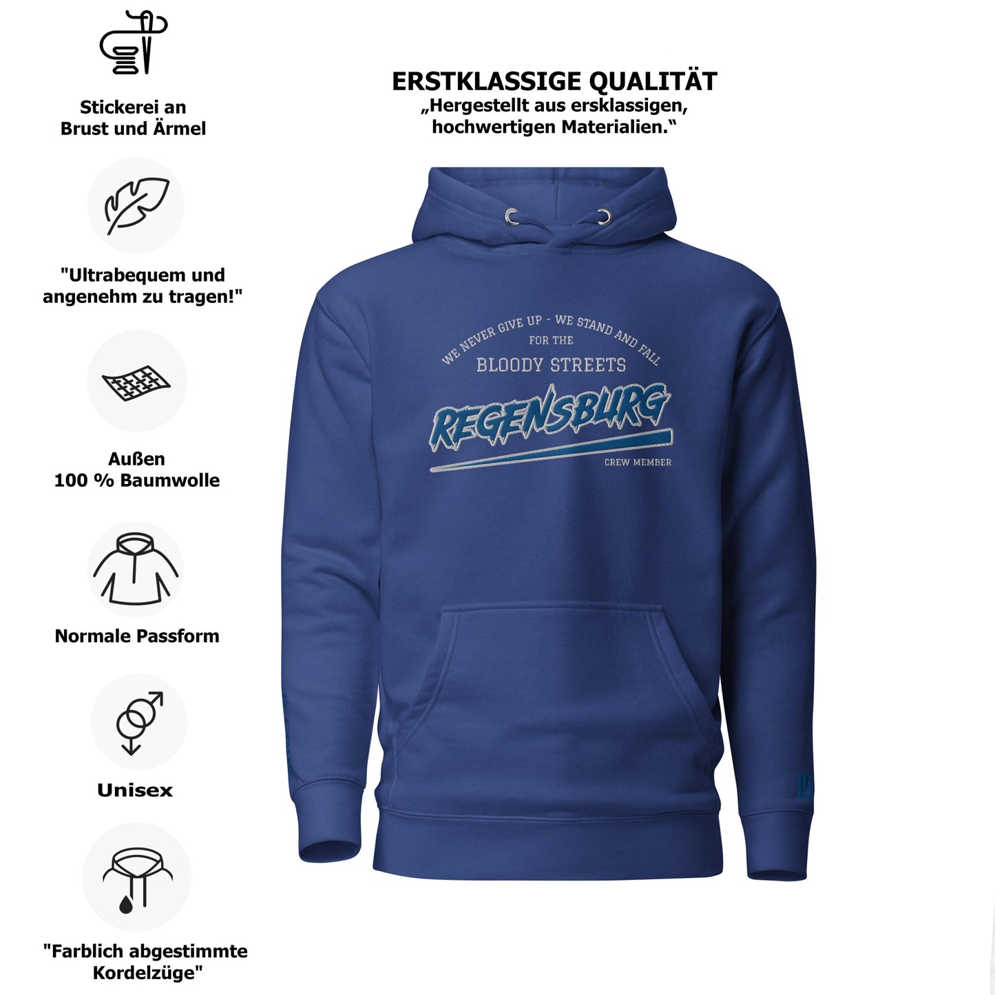 BS CITY Regensburg Crew Member Hoodie NEW VERS