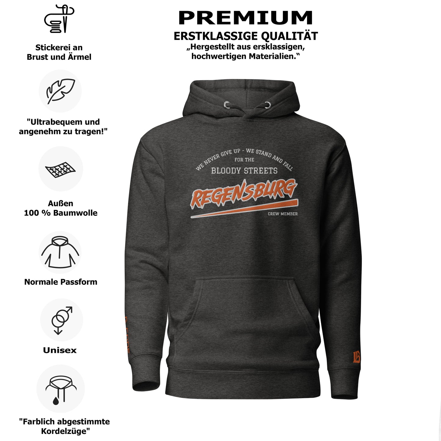 BS CITY Regensburg Crew Member Hoodie NEW VERS