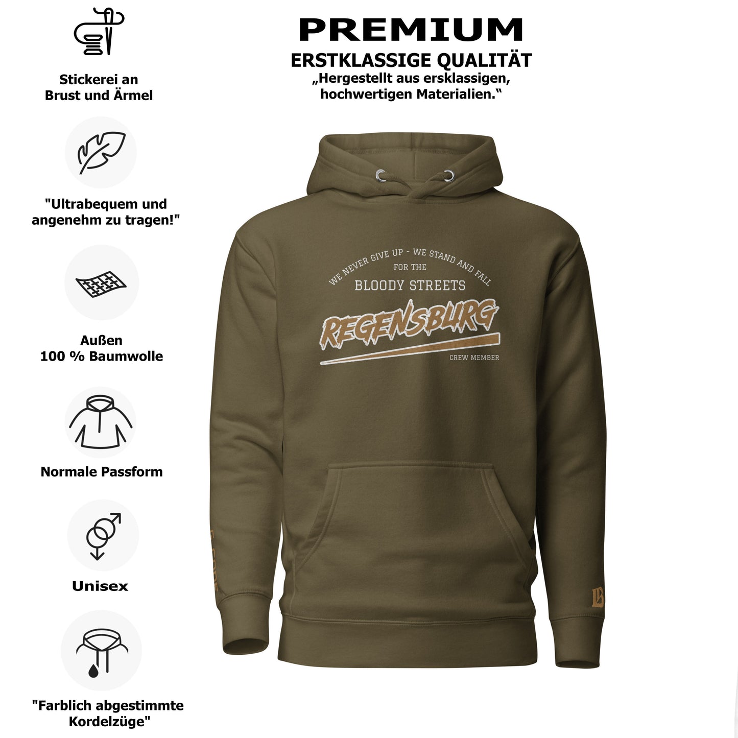 BS CITY Regensburg Crew Member Hoodie NEW VERS