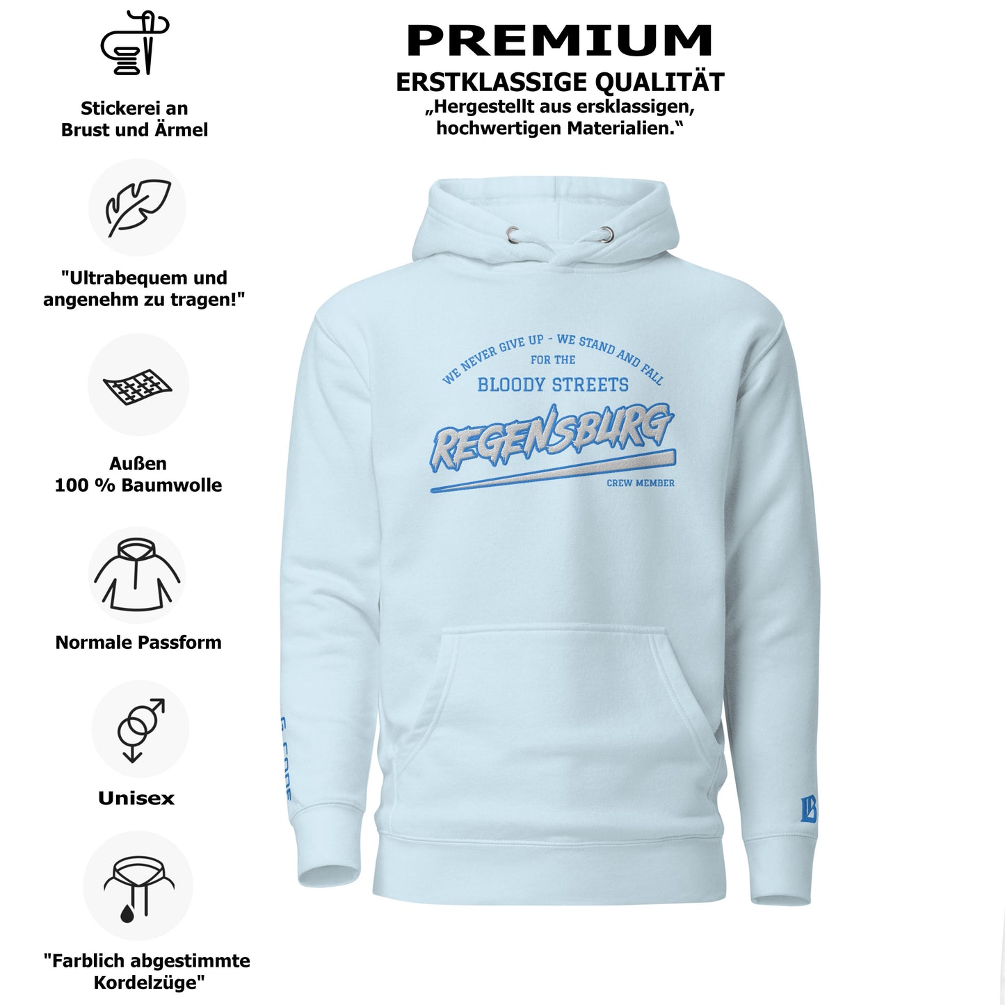 BS CITY Regensburg Crew Member Hoodie NEW VERS