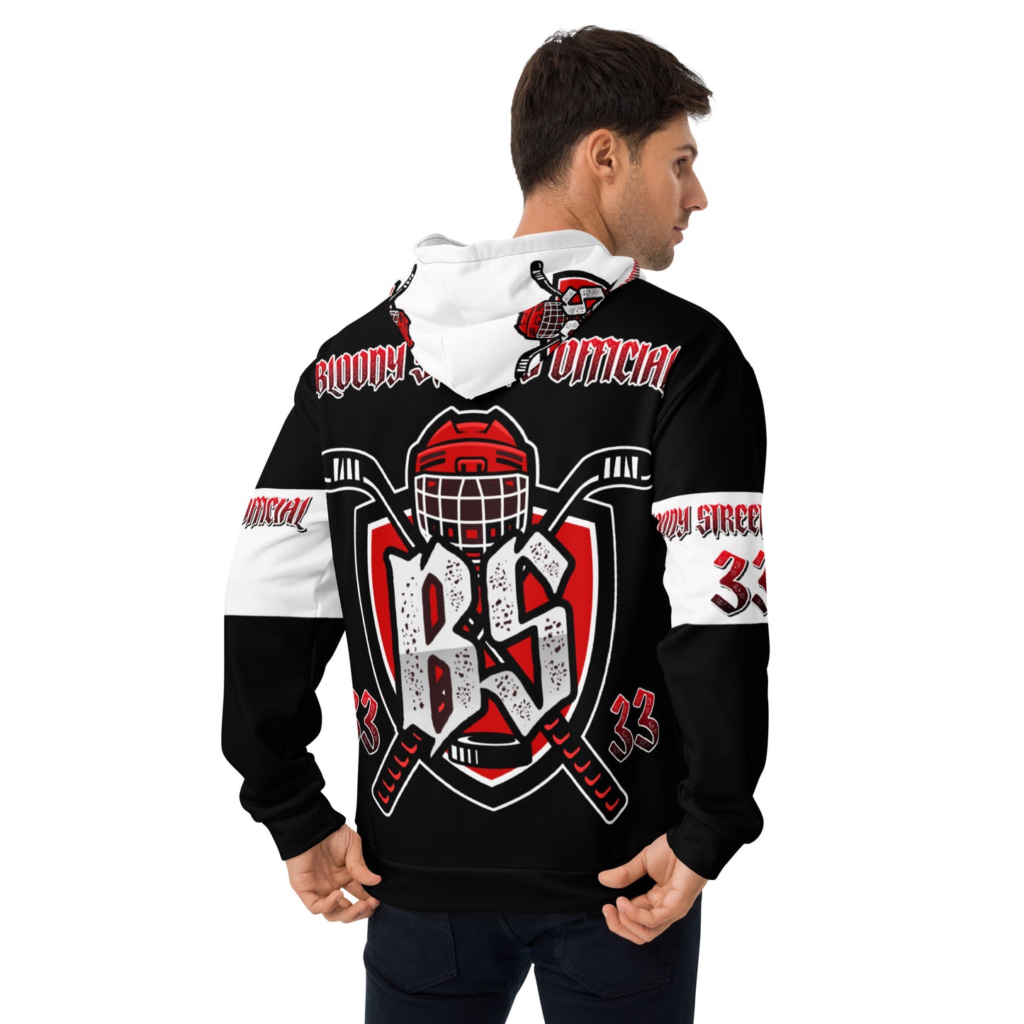 Bloody Streets Hockey Unisex Hoodie - BLOODY-STREETS.DE Streetwear Herren und Damen Hoodies, T-Shirts, Pullis