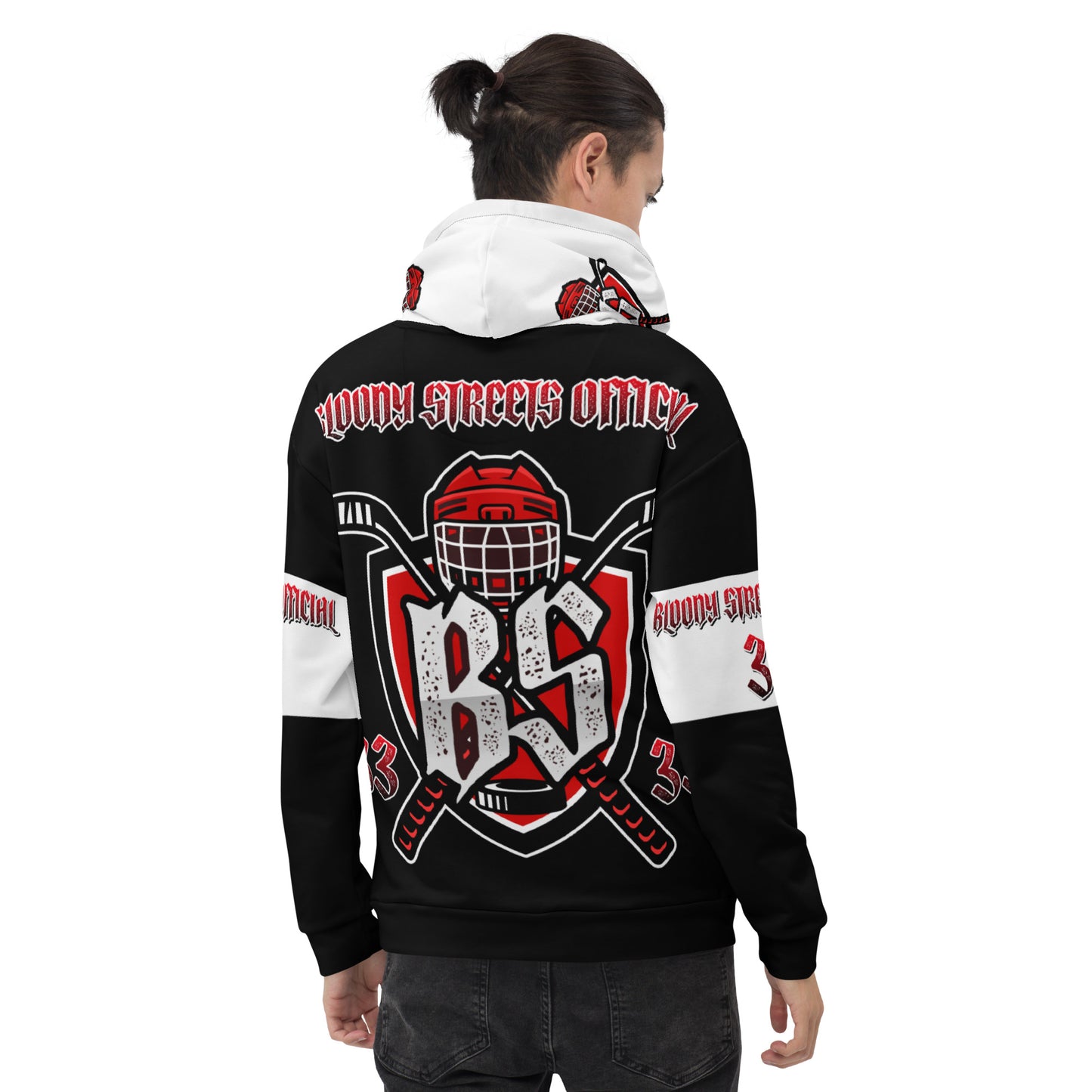 Bloody Streets Hockey Unisex Hoodie - BLOODY-STREETS.DE Streetwear Herren und Damen Hoodies, T-Shirts, Pullis