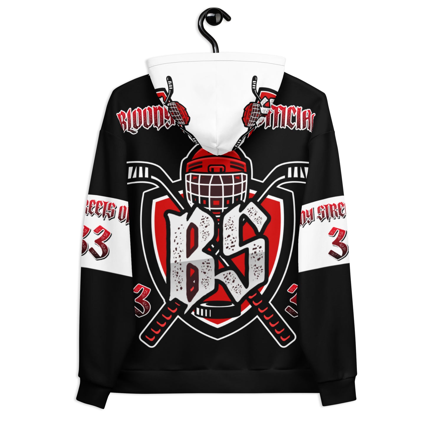 Bloody Streets Hockey Unisex Hoodie - BLOODY-STREETS.DE Streetwear Herren und Damen Hoodies, T-Shirts, Pullis