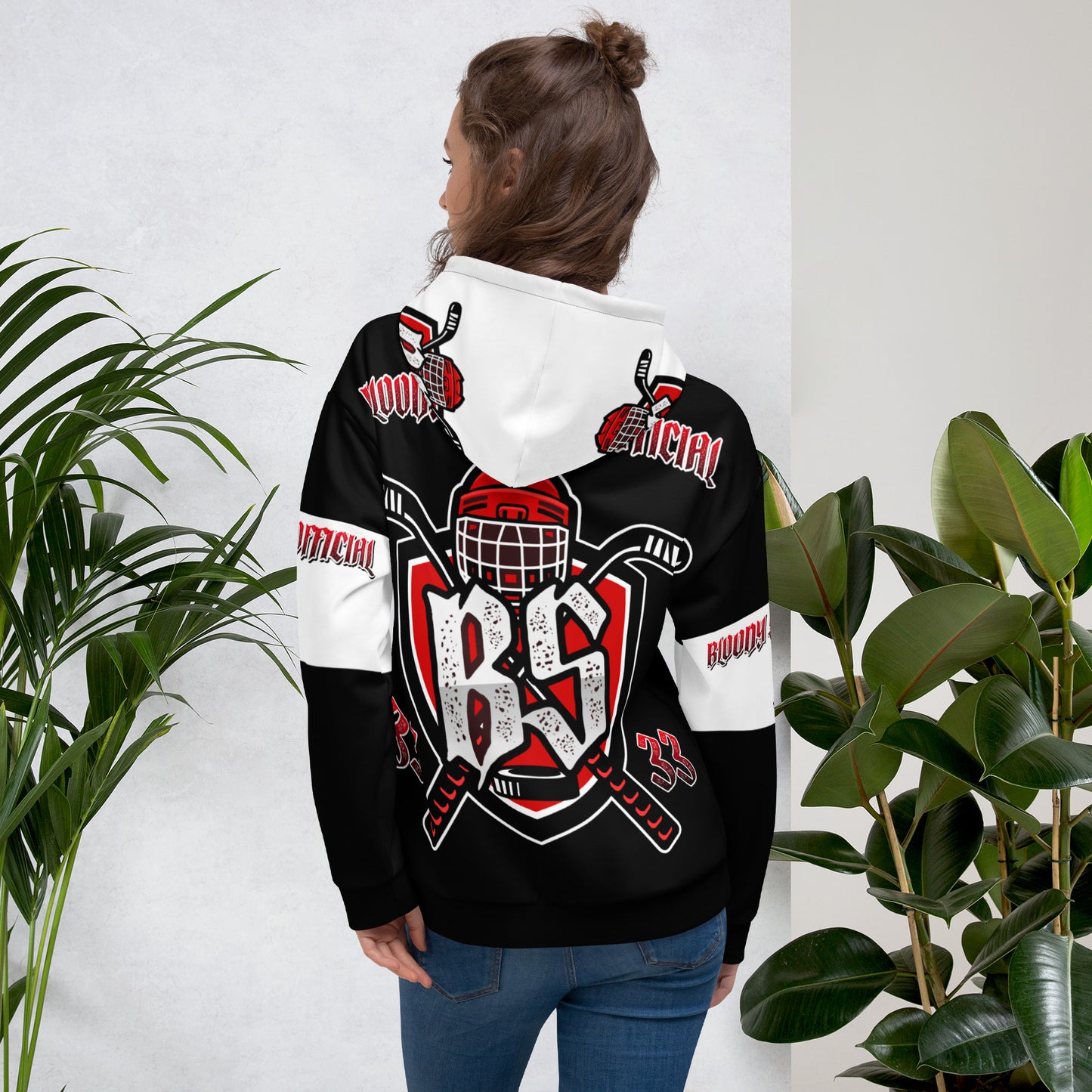 Bloody Streets Hockey Unisex Hoodie - BLOODY-STREETS.DE Streetwear Herren und Damen Hoodies, T-Shirts, Pullis