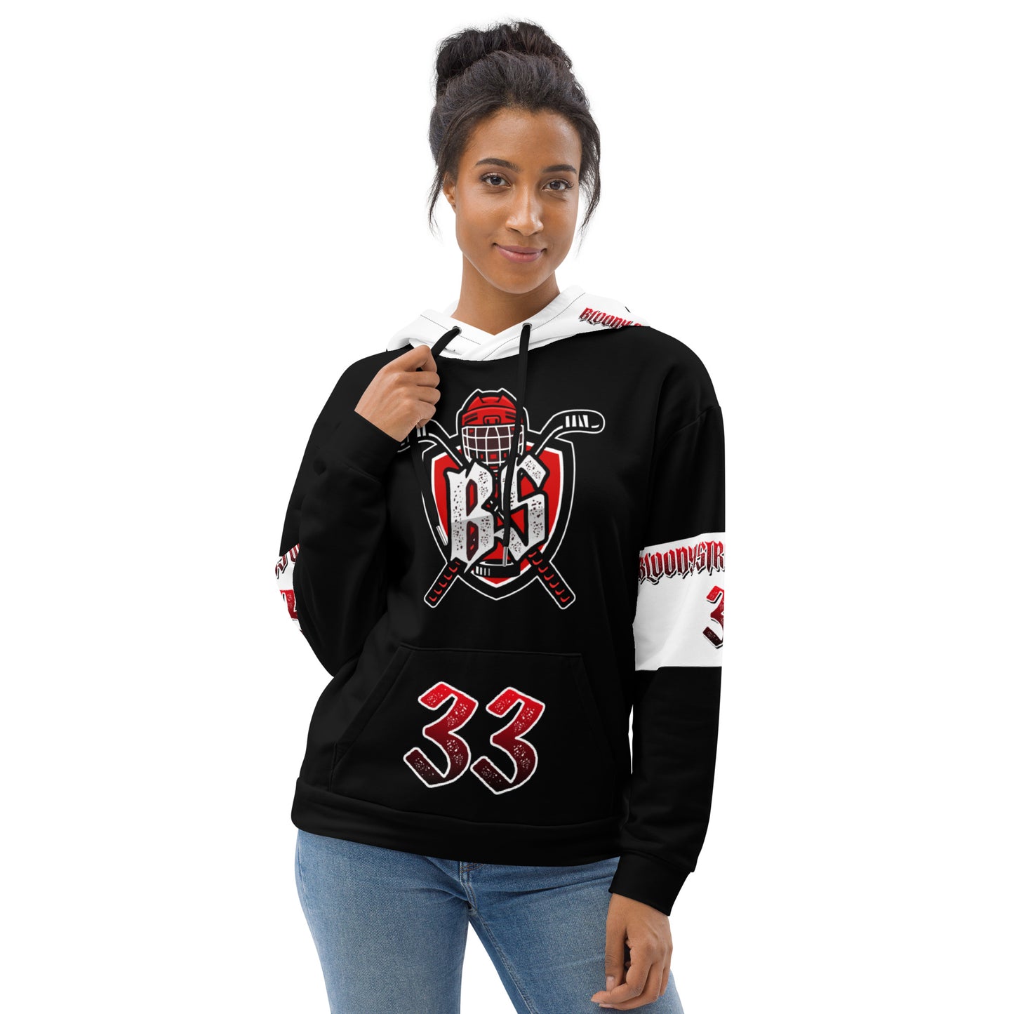 Bloody Streets Hockey Unisex Hoodie - BLOODY-STREETS.DE Streetwear Herren und Damen Hoodies, T-Shirts, Pullis