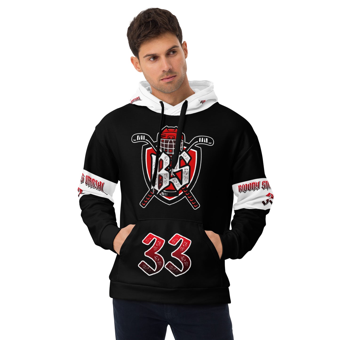 Bloody Streets Hockey Unisex Hoodie - BLOODY-STREETS.DE Streetwear Herren und Damen Hoodies, T-Shirts, Pullis