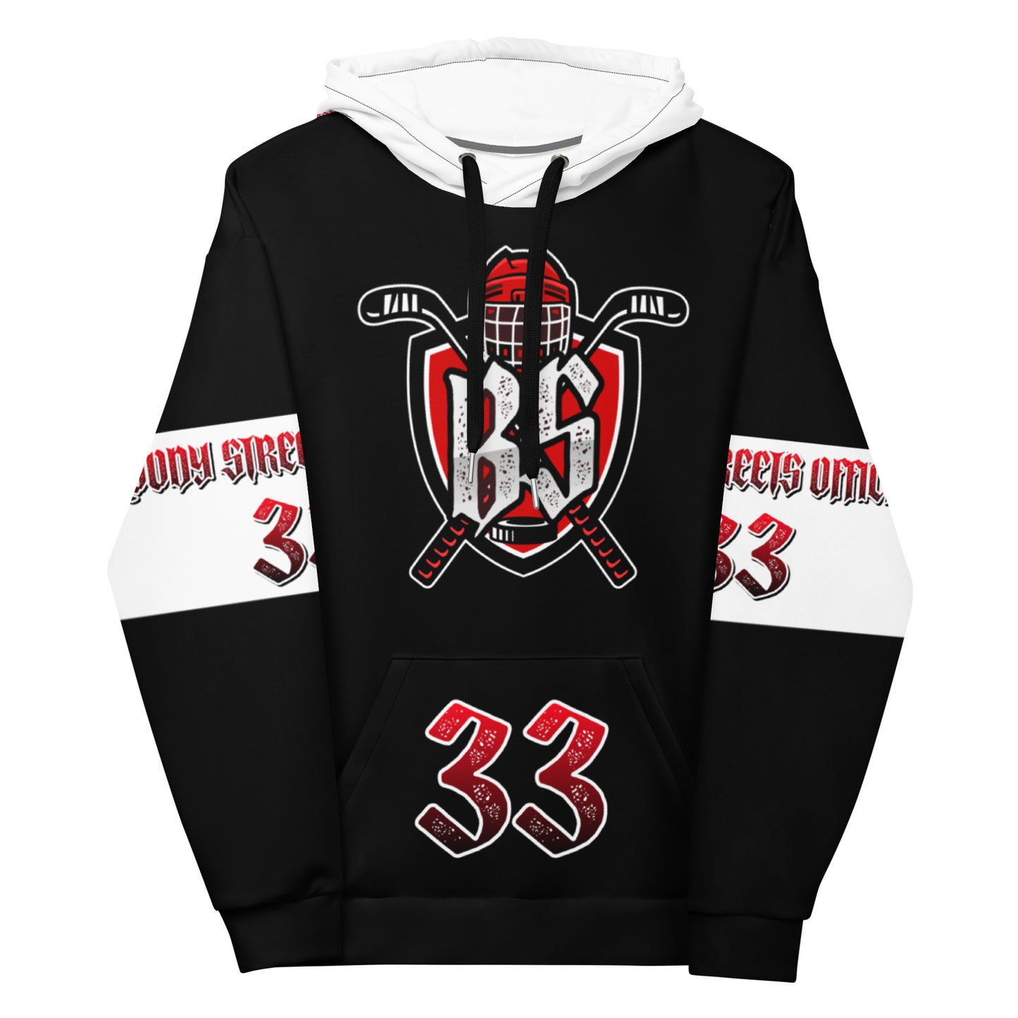 Bloody Streets Hockey Unisex Hoodie - BLOODY-STREETS.DE Streetwear Herren und Damen Hoodies, T-Shirts, Pullis