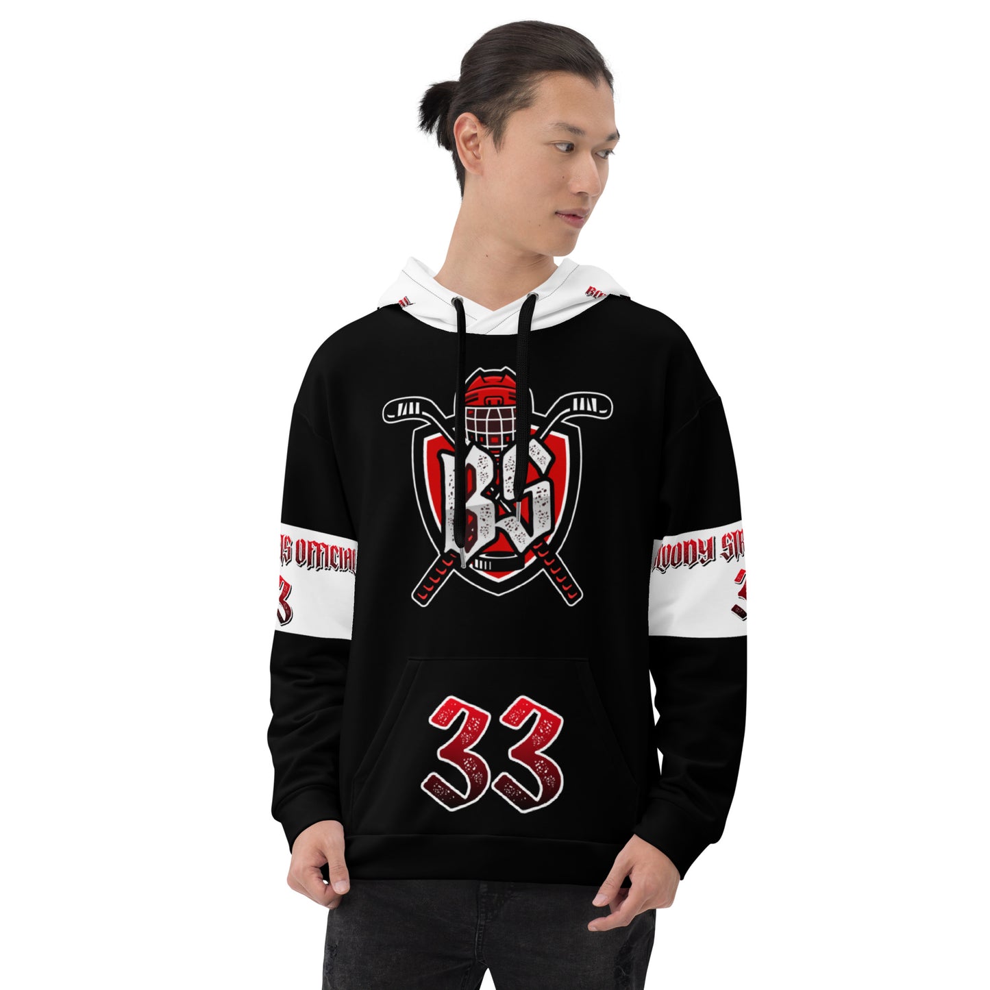 Bloody Streets Hockey Unisex Hoodie - BLOODY-STREETS.DE Streetwear Herren und Damen Hoodies, T-Shirts, Pullis
