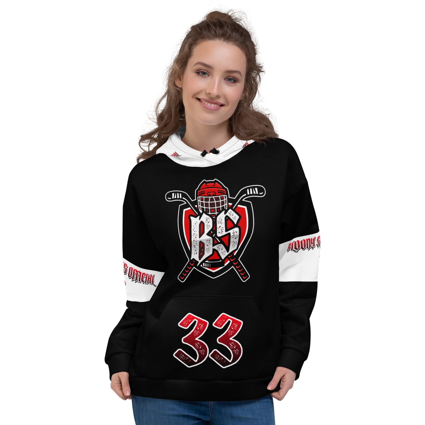 Bloody Streets Hockey Unisex Hoodie - BLOODY-STREETS.DE Streetwear Herren und Damen Hoodies, T-Shirts, Pullis