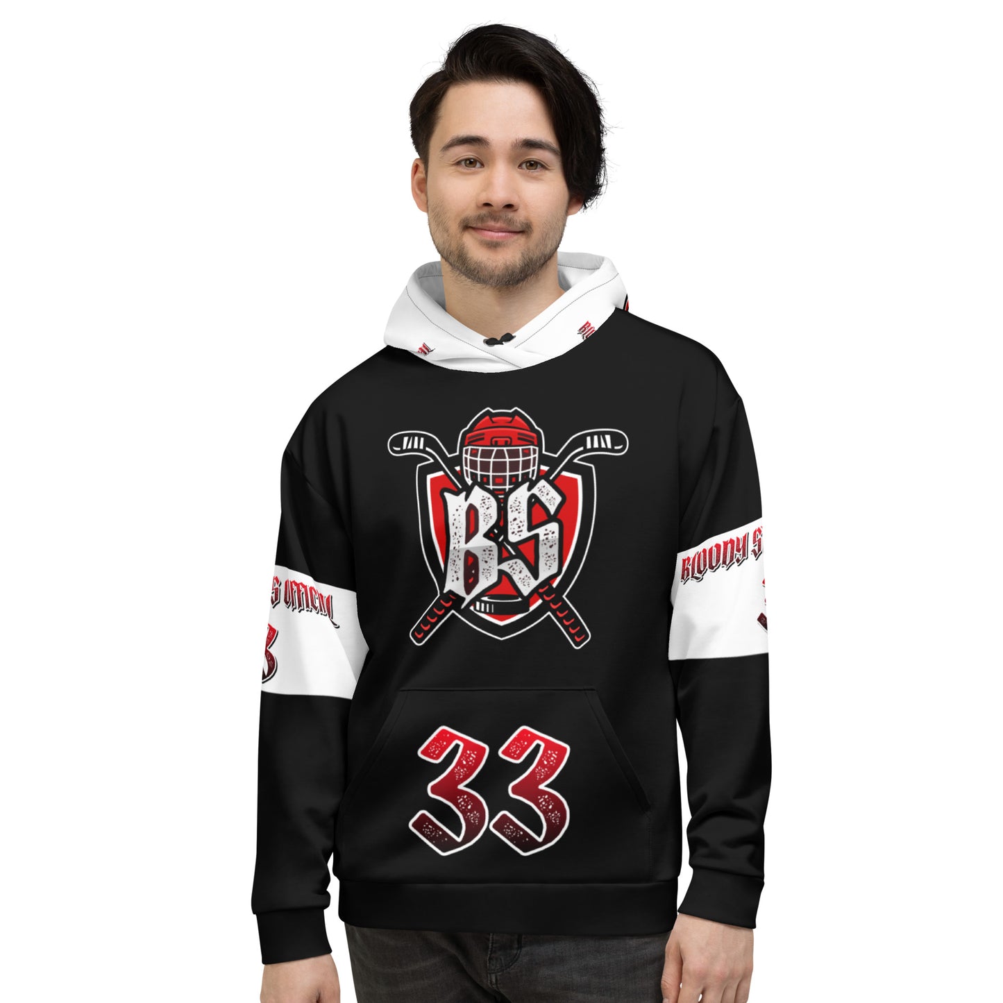 Bloody Streets Hockey Unisex Hoodie - BLOODY-STREETS.DE Streetwear Herren und Damen Hoodies, T-Shirts, Pullis