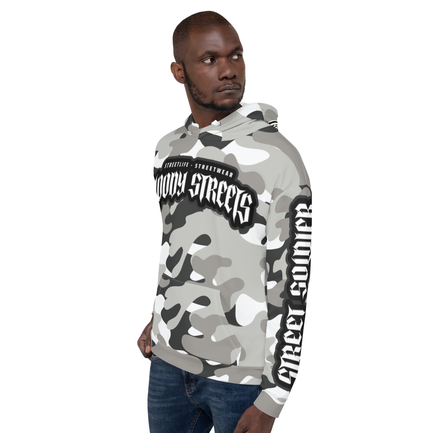 CAMOUFLAGE Bull Dog "Street Soldier" Unisex Hoodie - BLOODY-STREETS.DE Streetwear Herren und Damen Hoodies, T-Shirts, Pullis