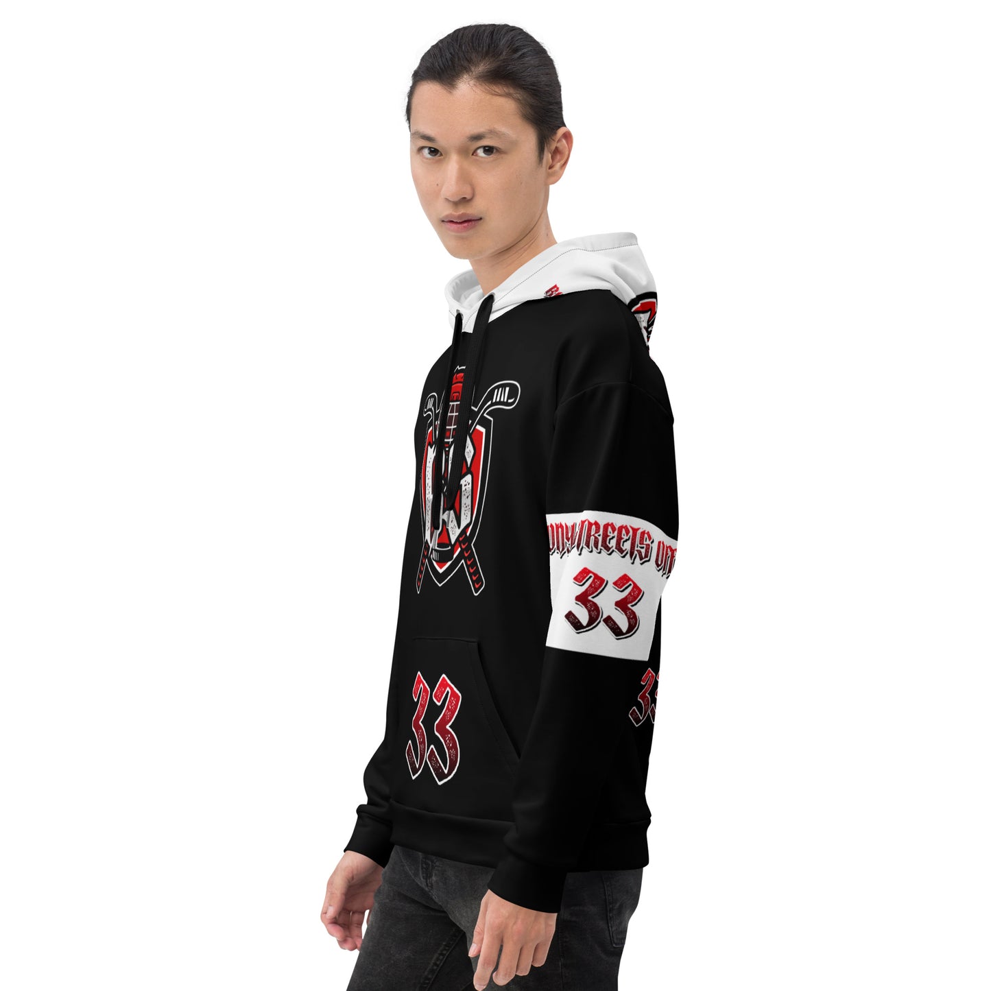 Bloody Streets Hockey Unisex Hoodie - BLOODY-STREETS.DE Streetwear Herren und Damen Hoodies, T-Shirts, Pullis