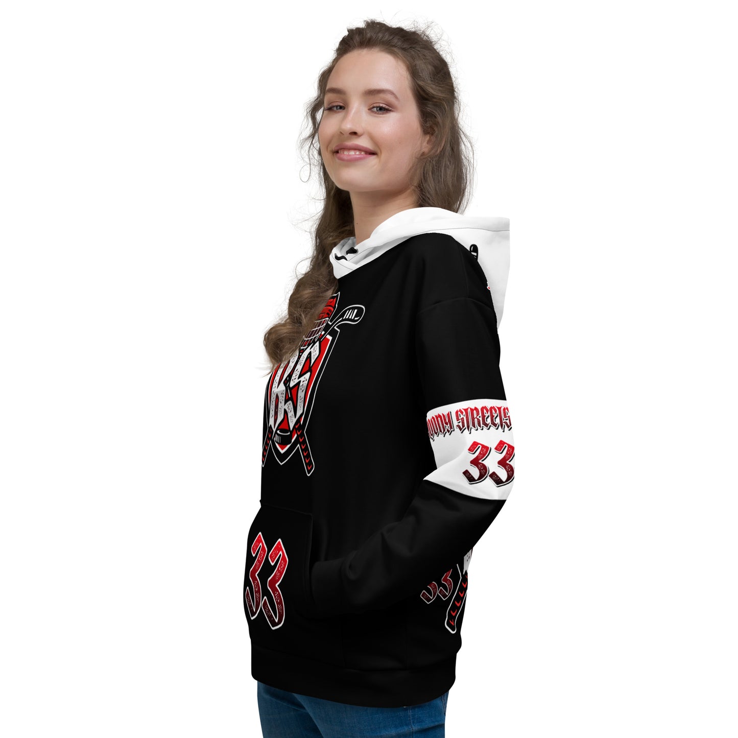 Bloody Streets Hockey Unisex Hoodie - BLOODY-STREETS.DE Streetwear Herren und Damen Hoodies, T-Shirts, Pullis