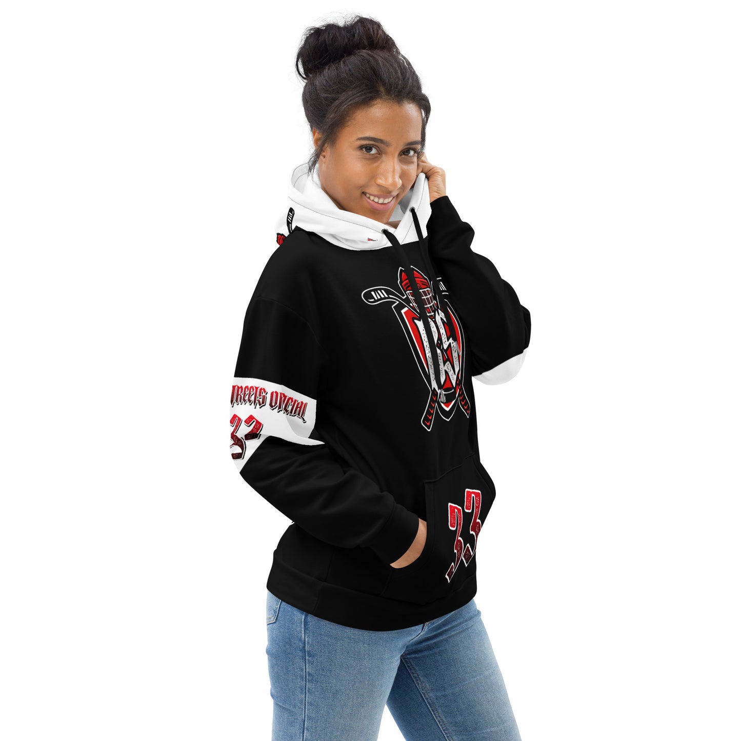 Bloody Streets Hockey Unisex Hoodie - BLOODY-STREETS.DE Streetwear Herren und Damen Hoodies, T-Shirts, Pullis