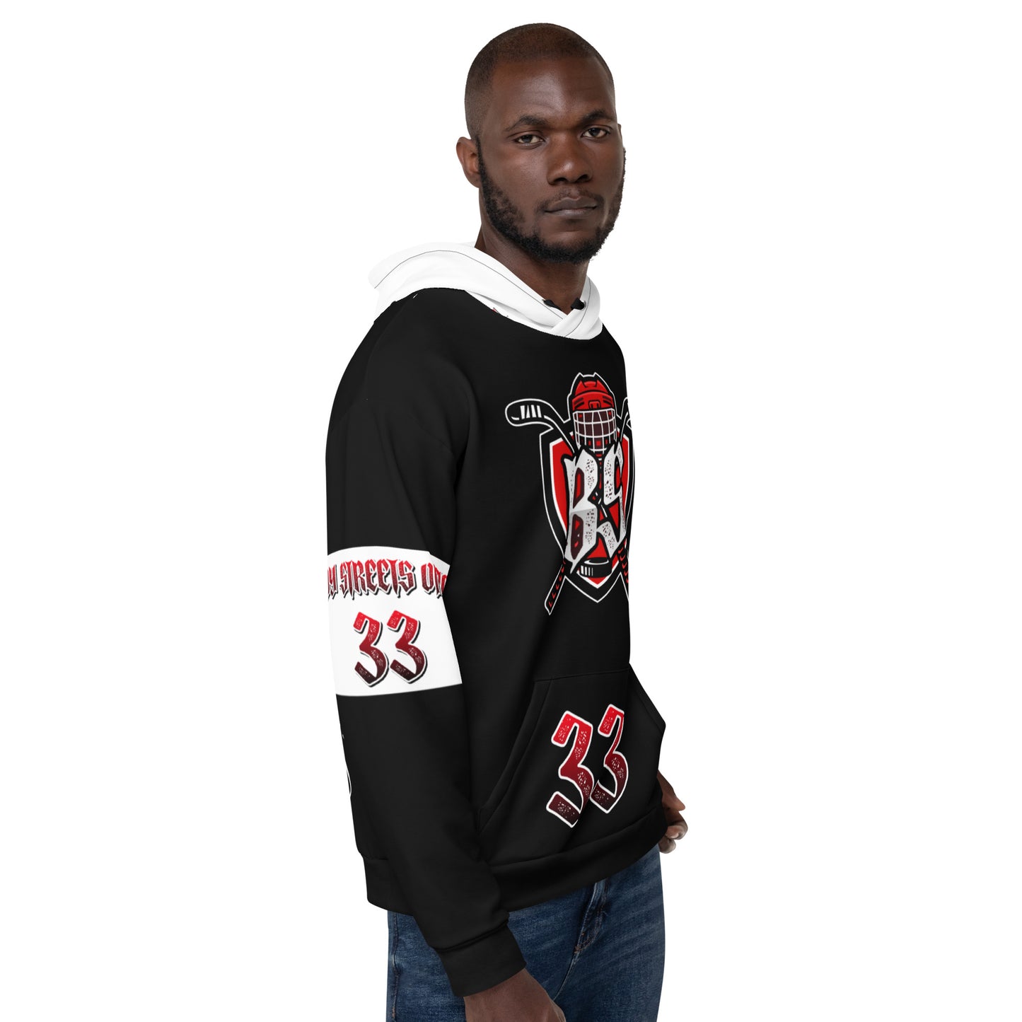 Bloody Streets Hockey Unisex Hoodie - BLOODY-STREETS.DE Streetwear Herren und Damen Hoodies, T-Shirts, Pullis