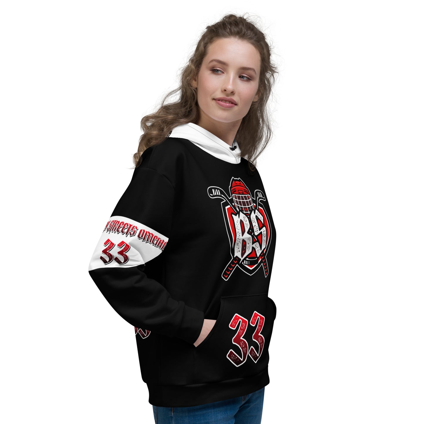 Bloody Streets Hockey Unisex Hoodie - BLOODY-STREETS.DE Streetwear Herren und Damen Hoodies, T-Shirts, Pullis