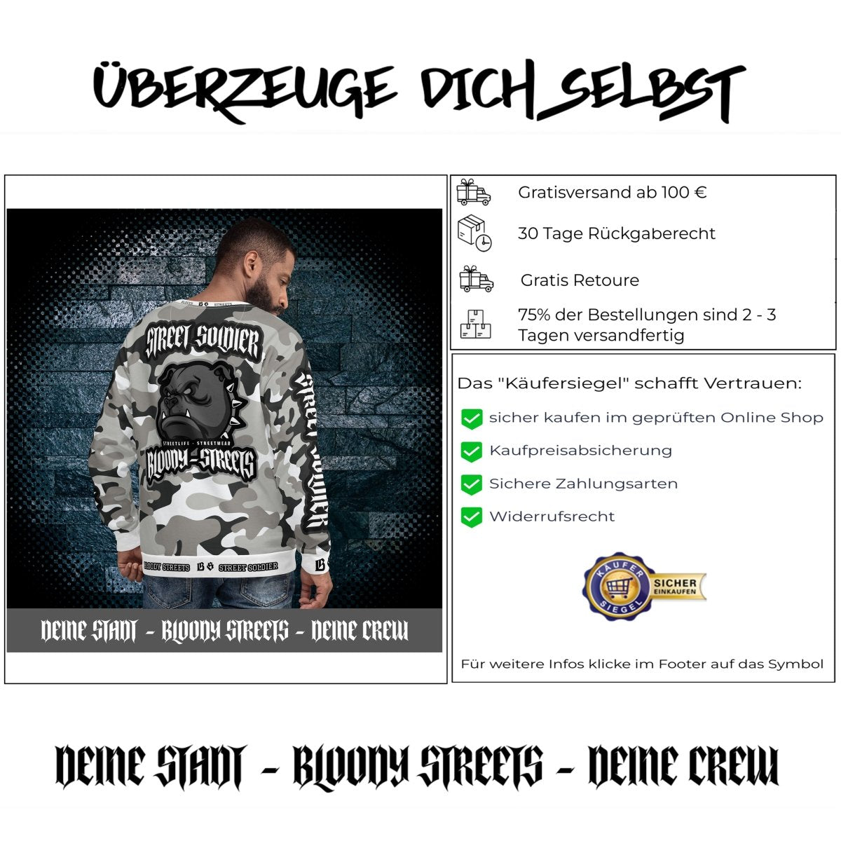 Streetwear Pullover Herren
