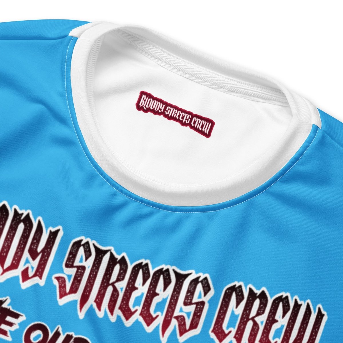 Bloody Streets Crew Member Streetwear Pullover Blue - BLOODY - STREETS.DE Streetwear Herren und Damen Hoodies, T-Shirts, Pullis