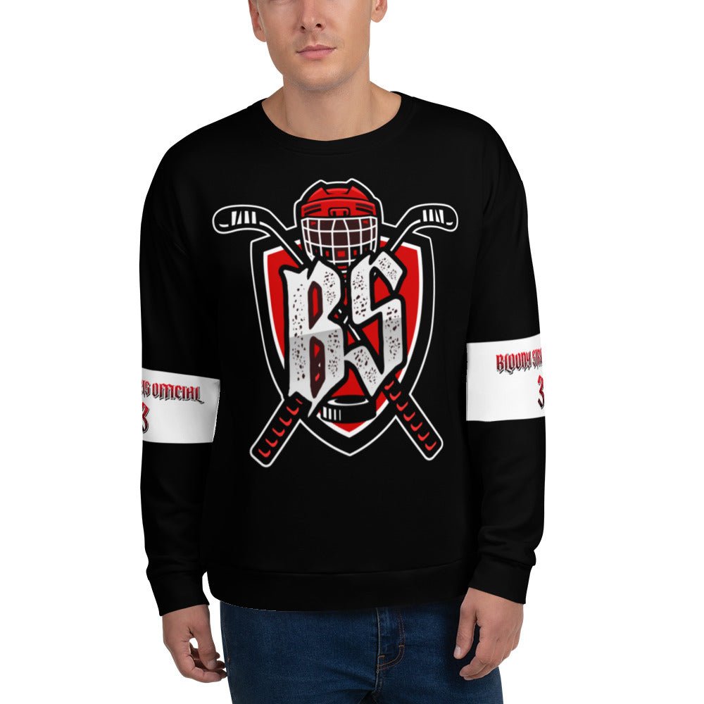 Bloody Streets Hockey Unisex Pullover - BLOODY - STREETS.DE Streetwear Herren und Damen Hoodies, T-Shirts, Pullis