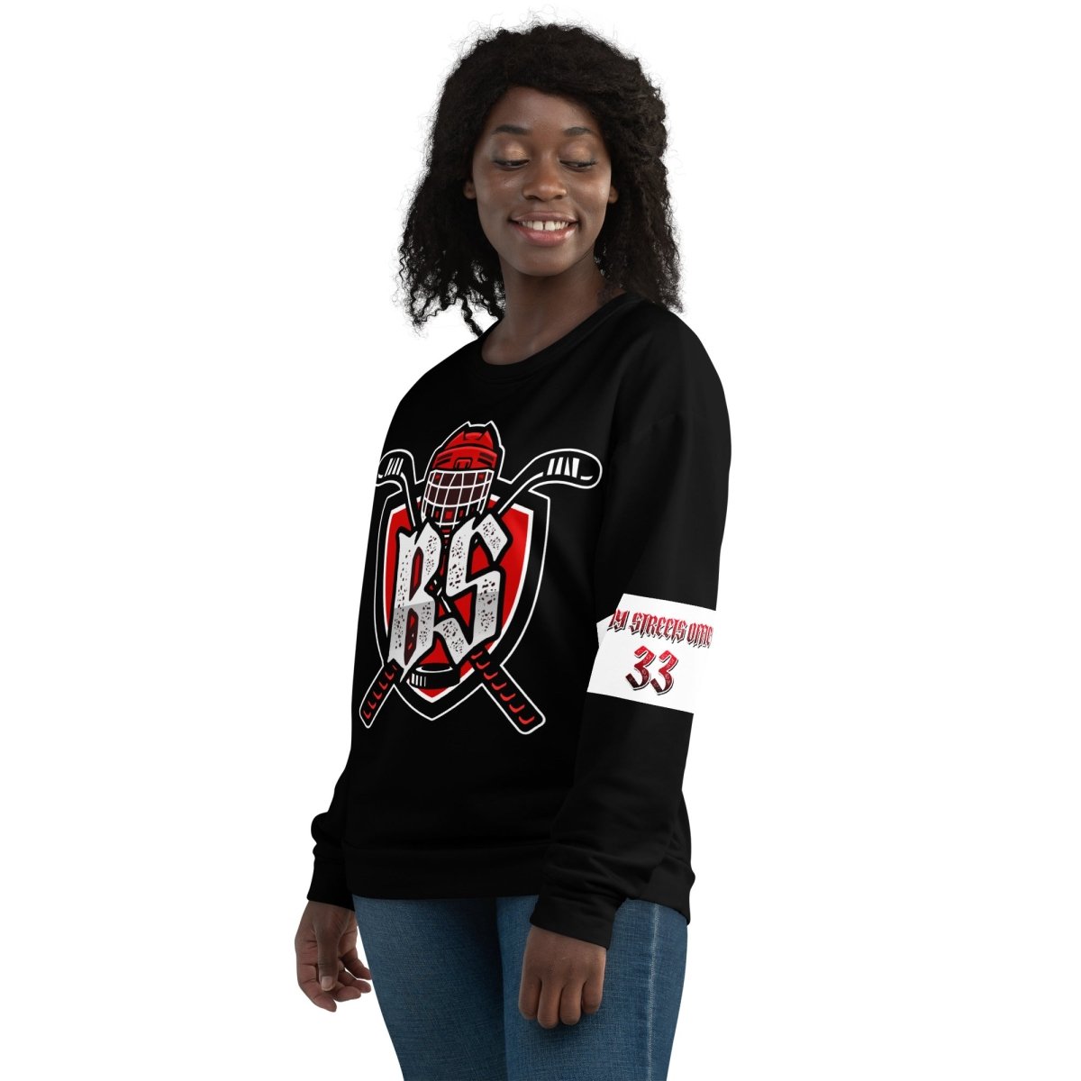 Bloody Streets Hockey Unisex Pullover - BLOODY - STREETS.DE Streetwear Herren und Damen Hoodies, T-Shirts, Pullis