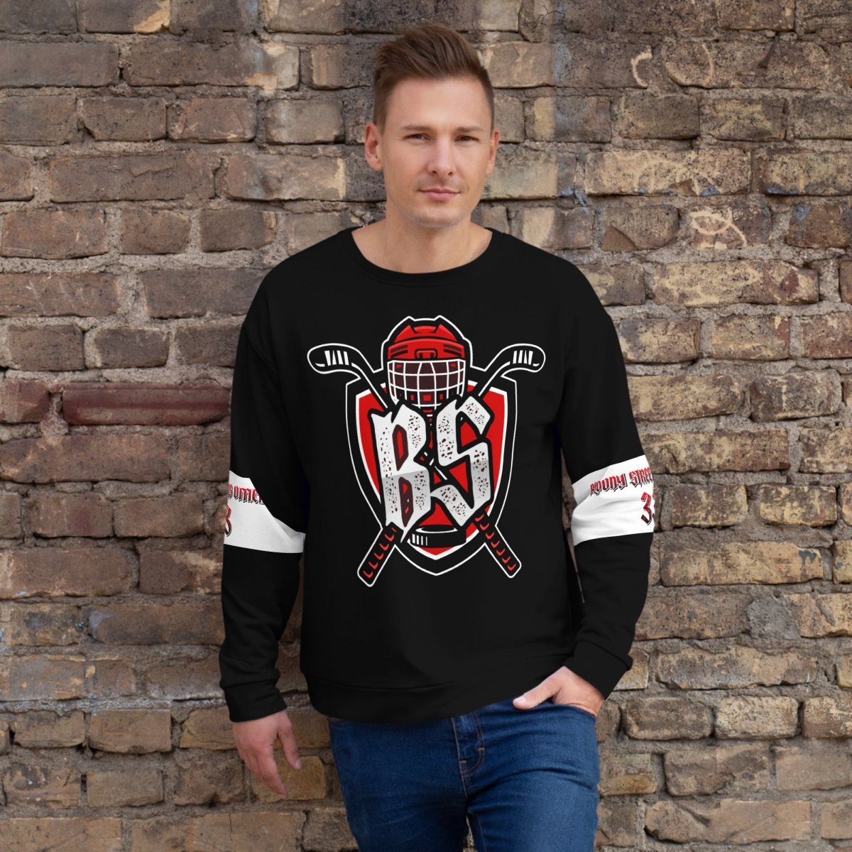 Bloody Streets Hockey Unisex Pullover - BLOODY - STREETS.DE Streetwear Herren und Damen Hoodies, T-Shirts, Pullis