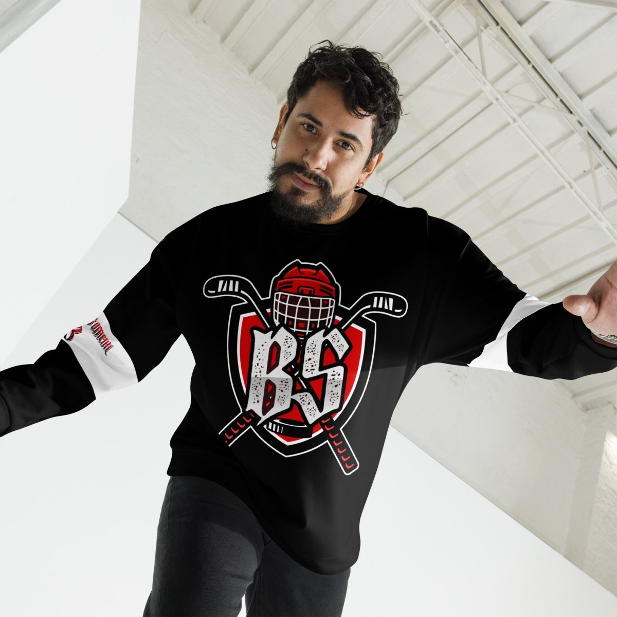 Bloody Streets Hockey Unisex Pullover - BLOODY - STREETS.DE Streetwear Herren und Damen Hoodies, T-Shirts, Pullis