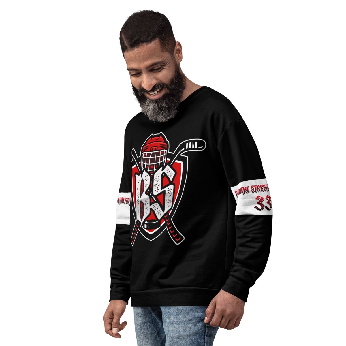 Bloody Streets Hockey Unisex Pullover - BLOODY - STREETS.DE Streetwear Herren und Damen Hoodies, T-Shirts, Pullis