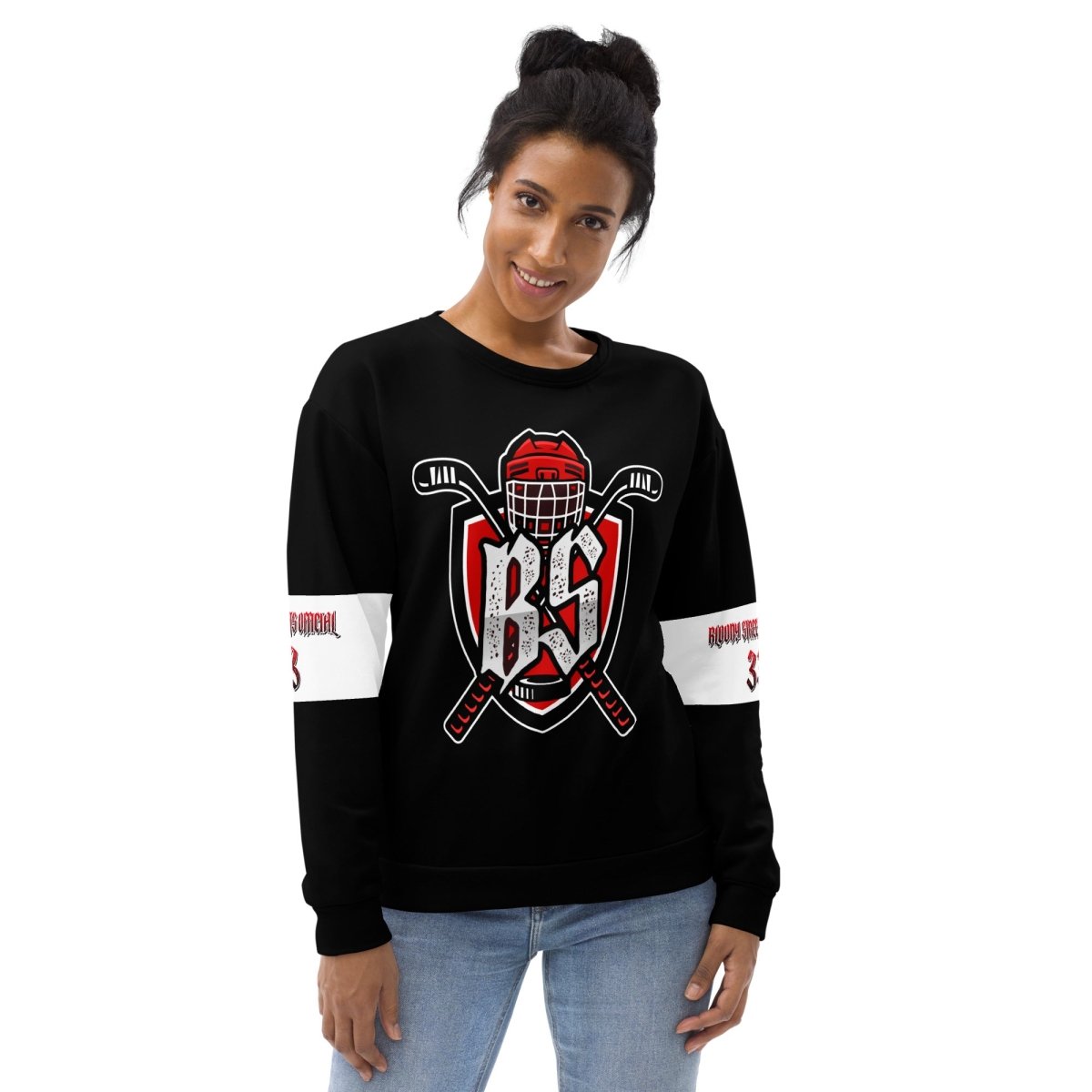 Bloody Streets Hockey Unisex Pullover - BLOODY - STREETS.DE Streetwear Herren und Damen Hoodies, T-Shirts, Pullis