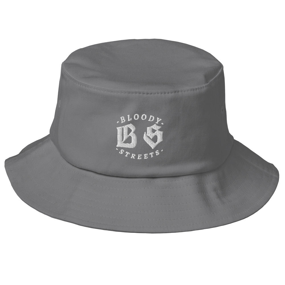 BLOODY STREETS Old School Bucket Hat - BLOODY - STREETS.DE Streetwear Herren und Damen Hoodies, T - Shirts, Pullis
