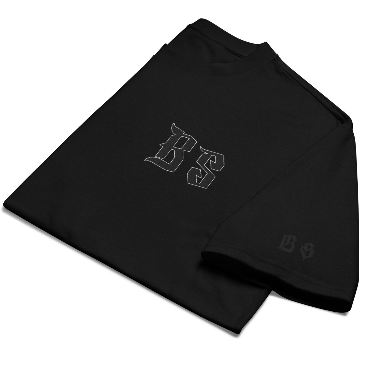 BS - CLASSIC OG - Schweres oversized T-Shirt - mit Stickerei - BLOODY - STREETS.DE Streetwear Herren und Damen Hoodies, T-Shirts, Pullis