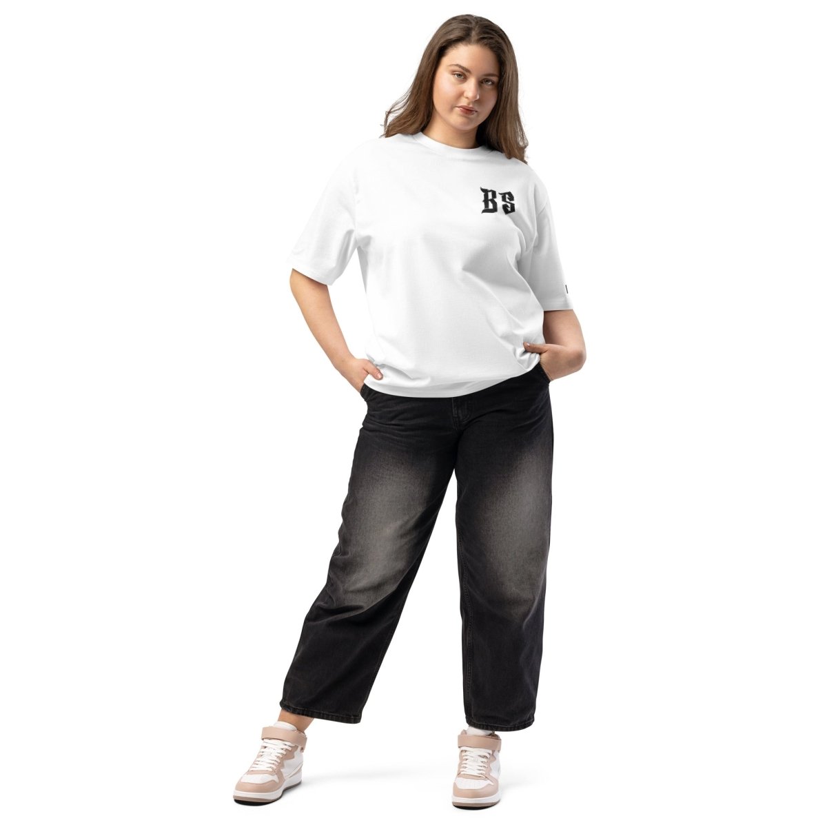 BS - CLASSIC OG - Schweres oversized T-Shirt - mit Stickerei - BLOODY - STREETS.DE Streetwear Herren und Damen Hoodies, T-Shirts, Pullis