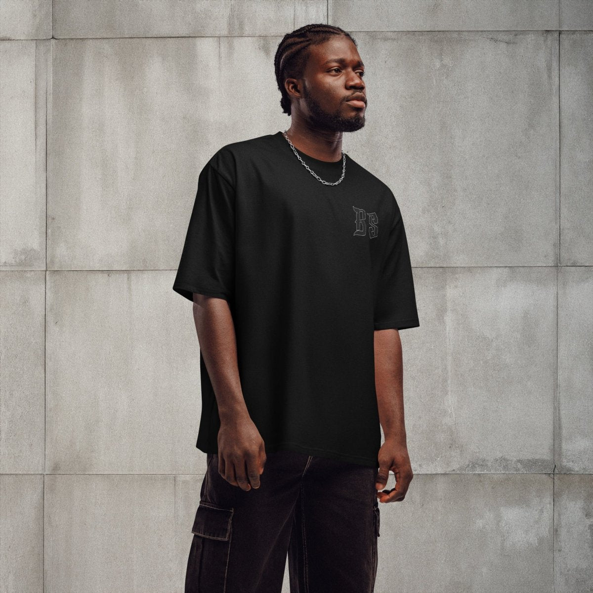 BS - CLASSIC OG - Schweres oversized T-Shirt - mit Stickerei - BLOODY - STREETS.DE Streetwear Herren und Damen Hoodies, T-Shirts, Pullis