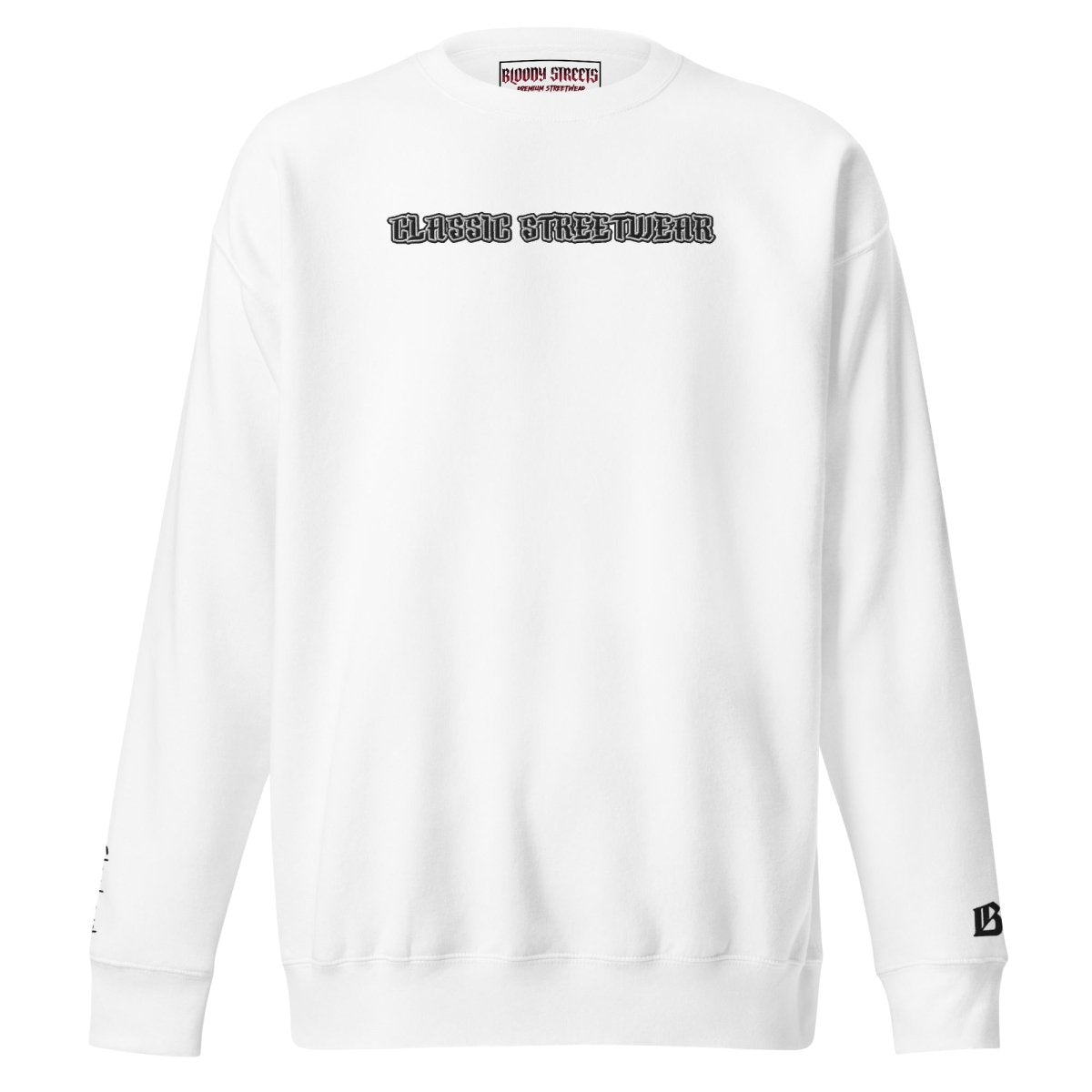 BS CLASSIC Streetwear Pullover "OG" - BLOODY - STREETS.DE Streetwear Herren und Damen Hoodies, T-Shirts, Pullis