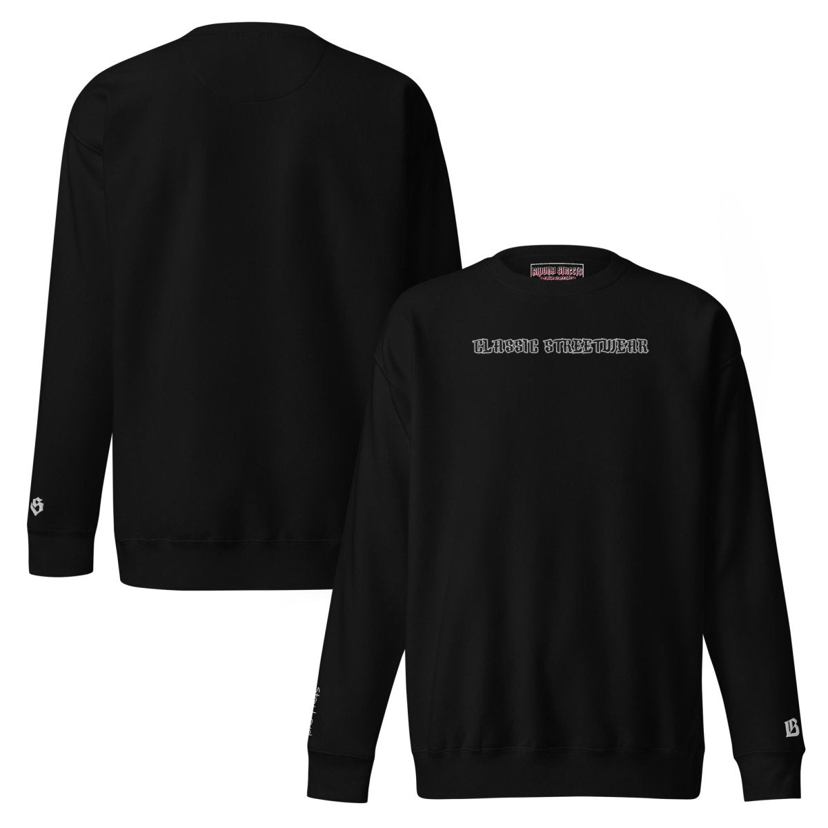 BS CLASSIC Streetwear Pullover "OG" - BLOODY - STREETS.DE Streetwear Herren und Damen Hoodies, T-Shirts, Pullis