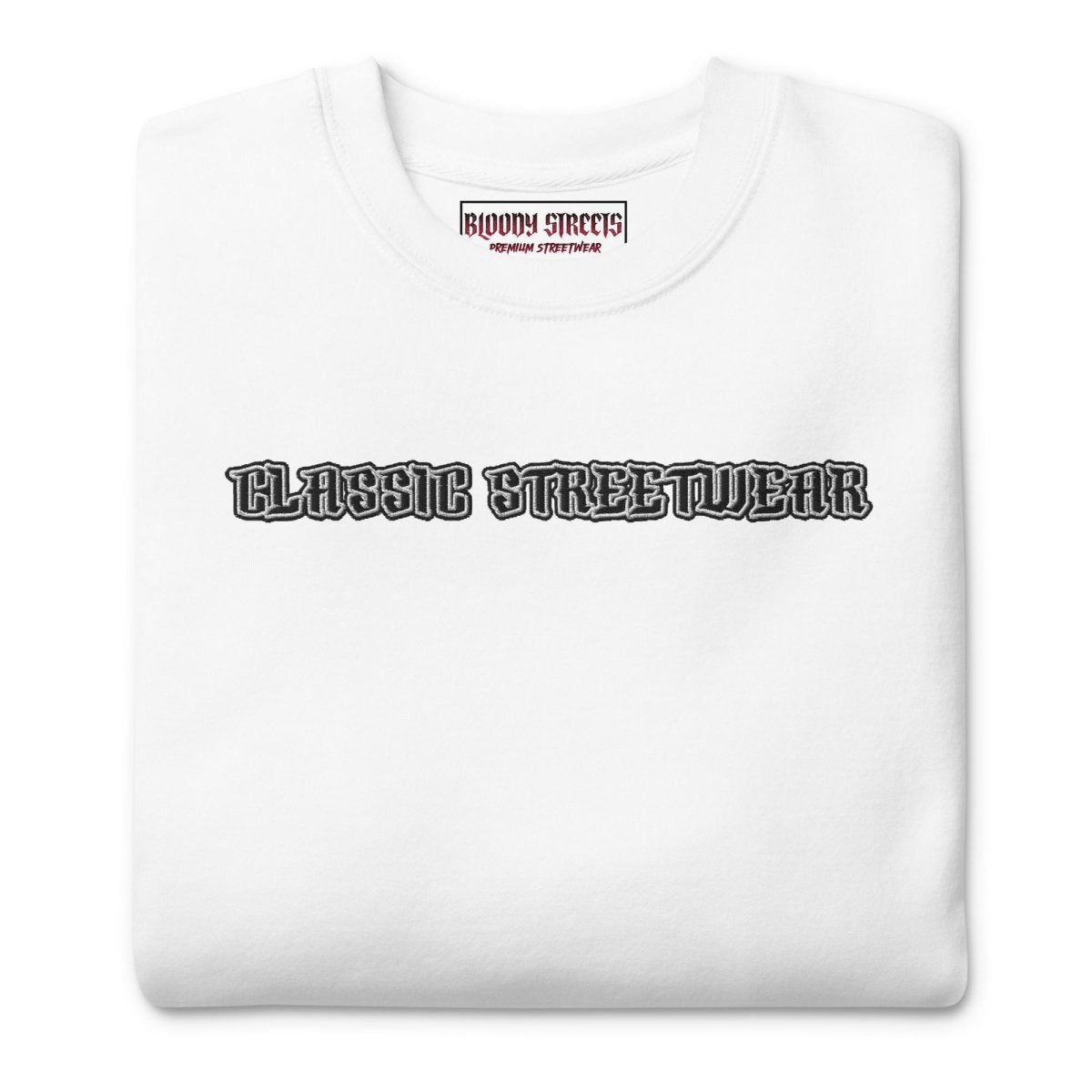 BS CLASSIC Streetwear Pullover "OG" - BLOODY - STREETS.DE Streetwear Herren und Damen Hoodies, T-Shirts, Pullis