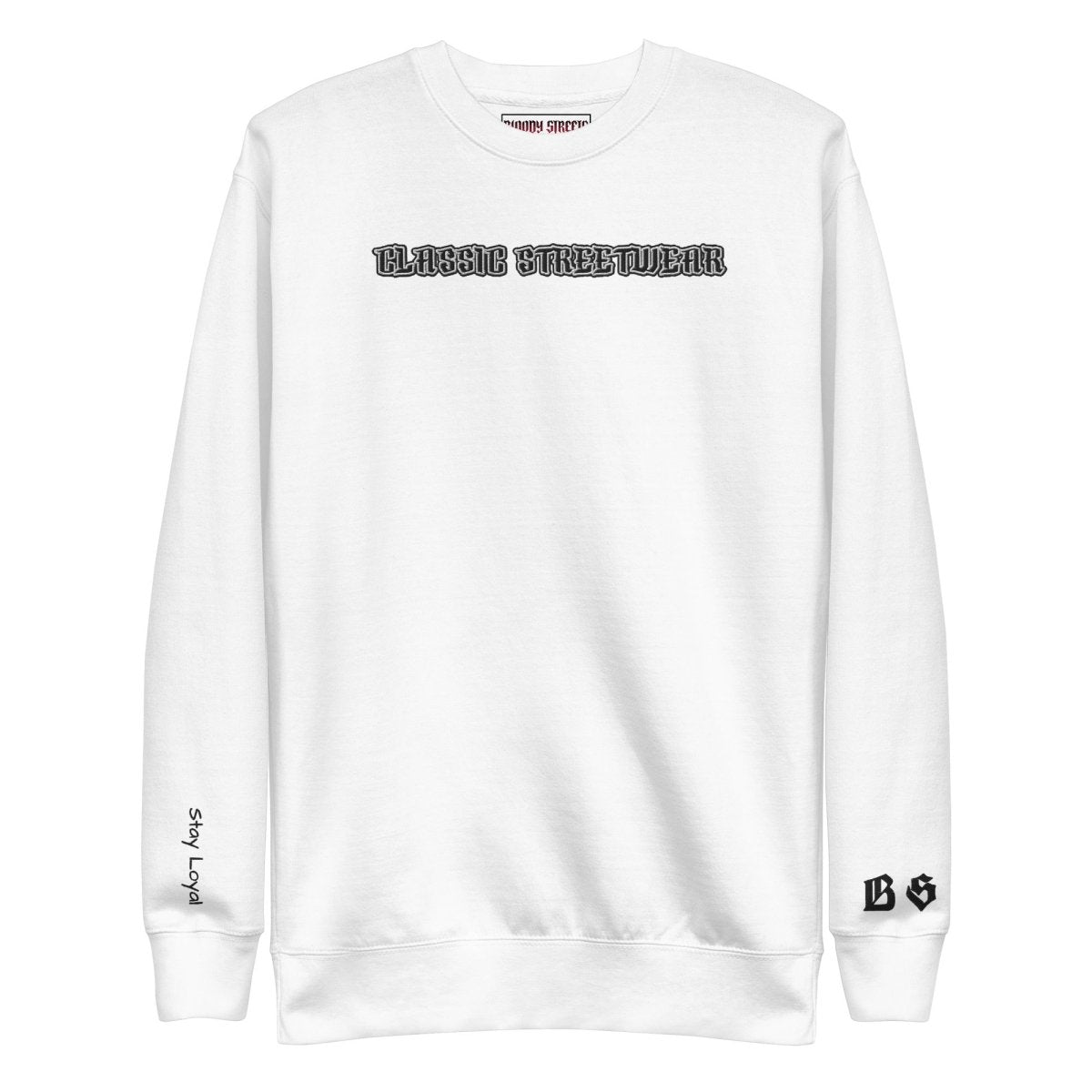 BS CLASSIC Streetwear Pullover "OG" - BLOODY - STREETS.DE Streetwear Herren und Damen Hoodies, T-Shirts, Pullis