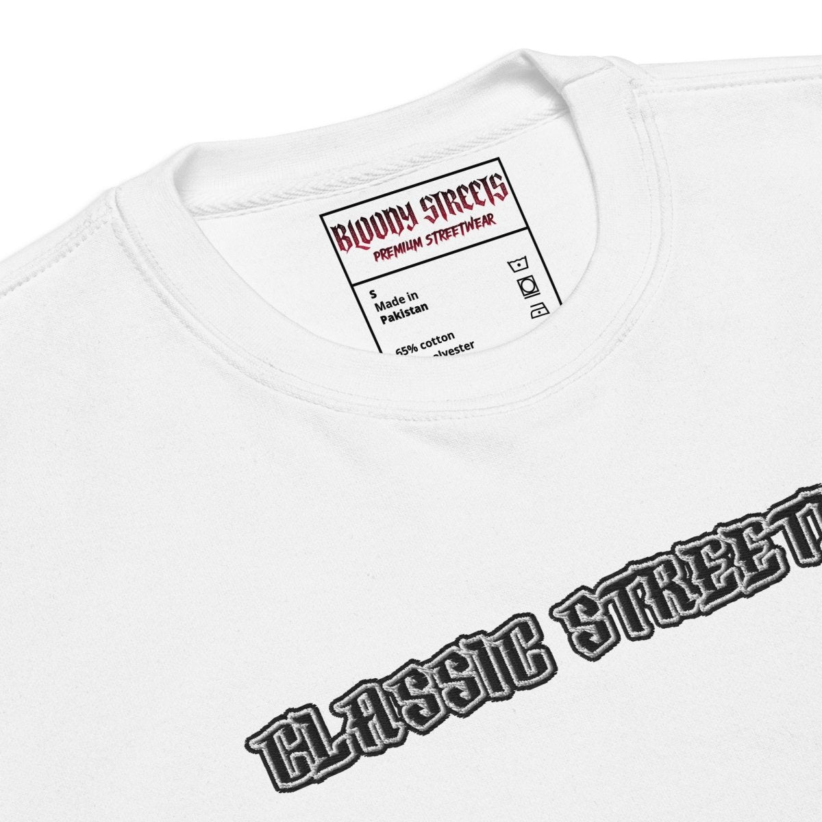 BS CLASSIC Streetwear Pullover "OG" - BLOODY - STREETS.DE Streetwear Herren und Damen Hoodies, T-Shirts, Pullis