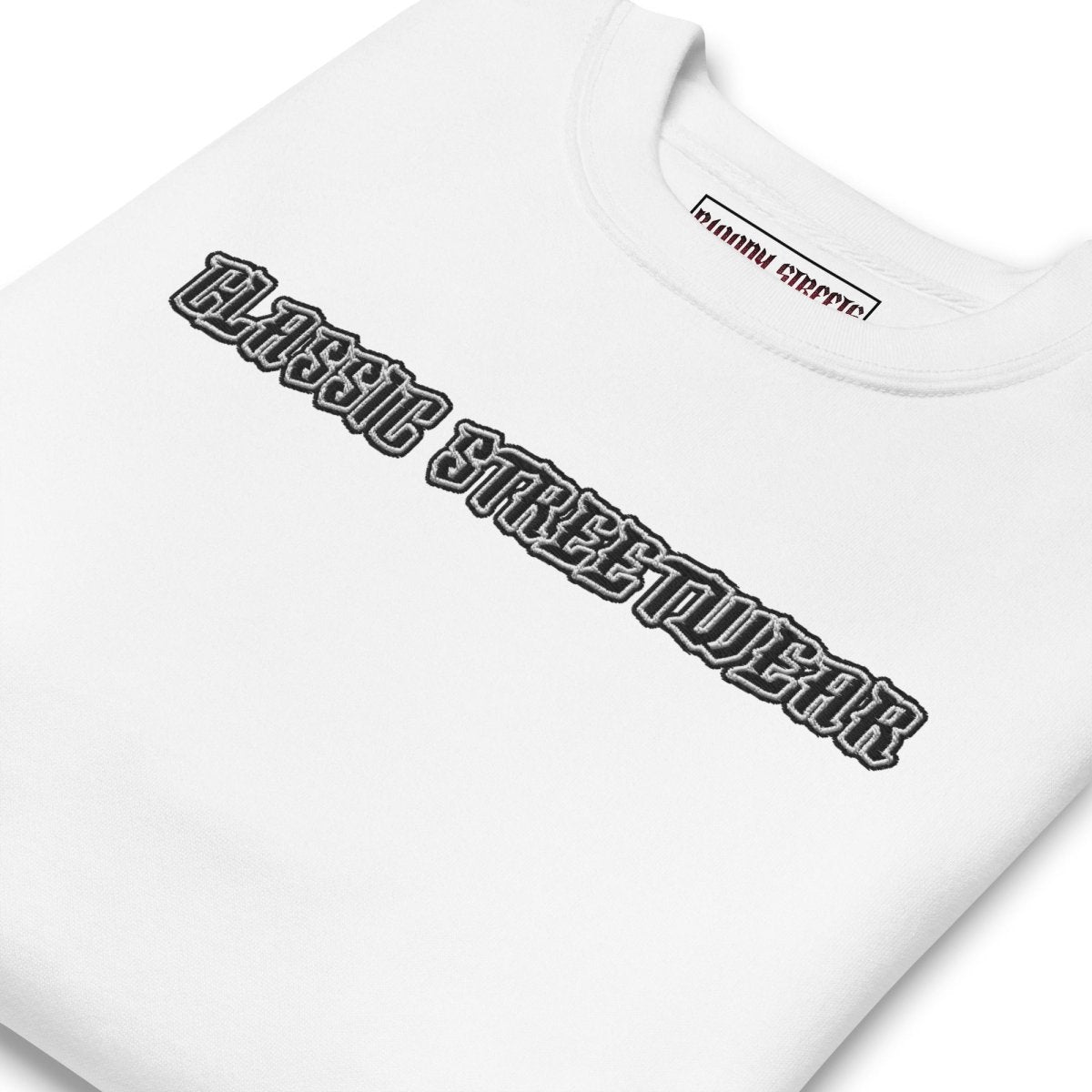 BS CLASSIC Streetwear Pullover "OG" - BLOODY - STREETS.DE Streetwear Herren und Damen Hoodies, T-Shirts, Pullis