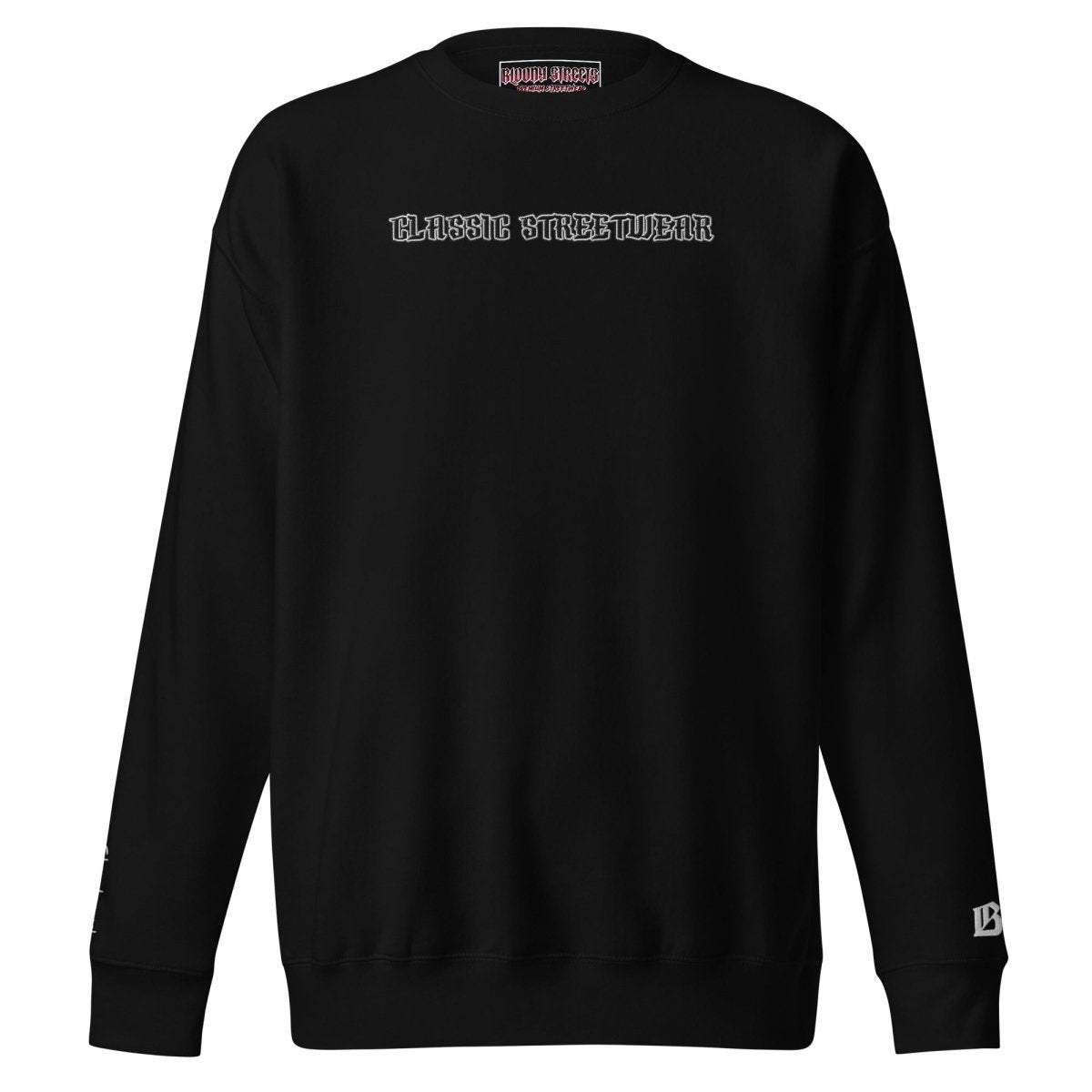 BS CLASSIC Streetwear Pullover "OG" - BLOODY - STREETS.DE Streetwear Herren und Damen Hoodies, T-Shirts, Pullis
