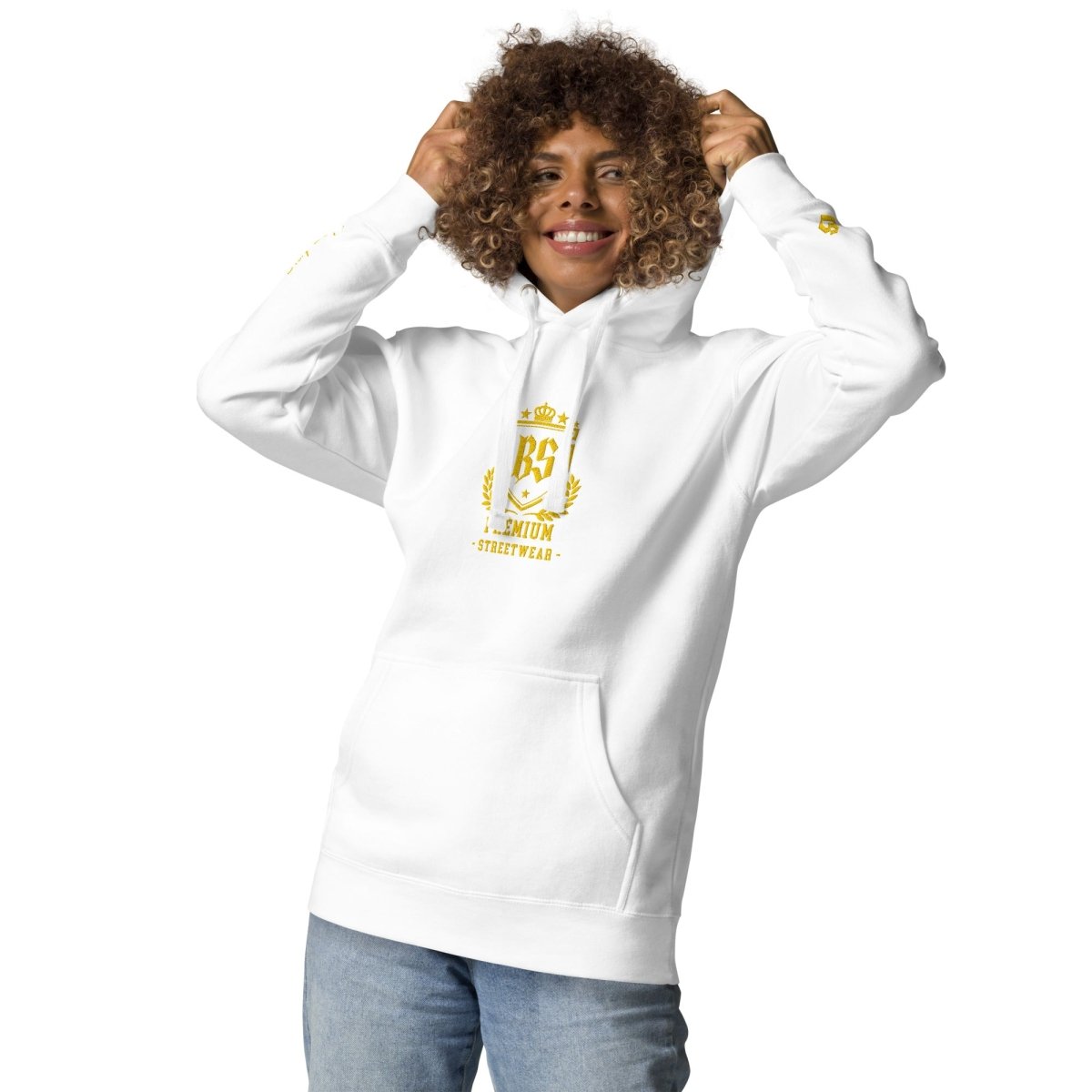Classic Streetwear Hoodie OG - Gold V2 - BLOODY - STREETS.DE Streetwear Herren und Damen Hoodies, T-Shirts, Pullis