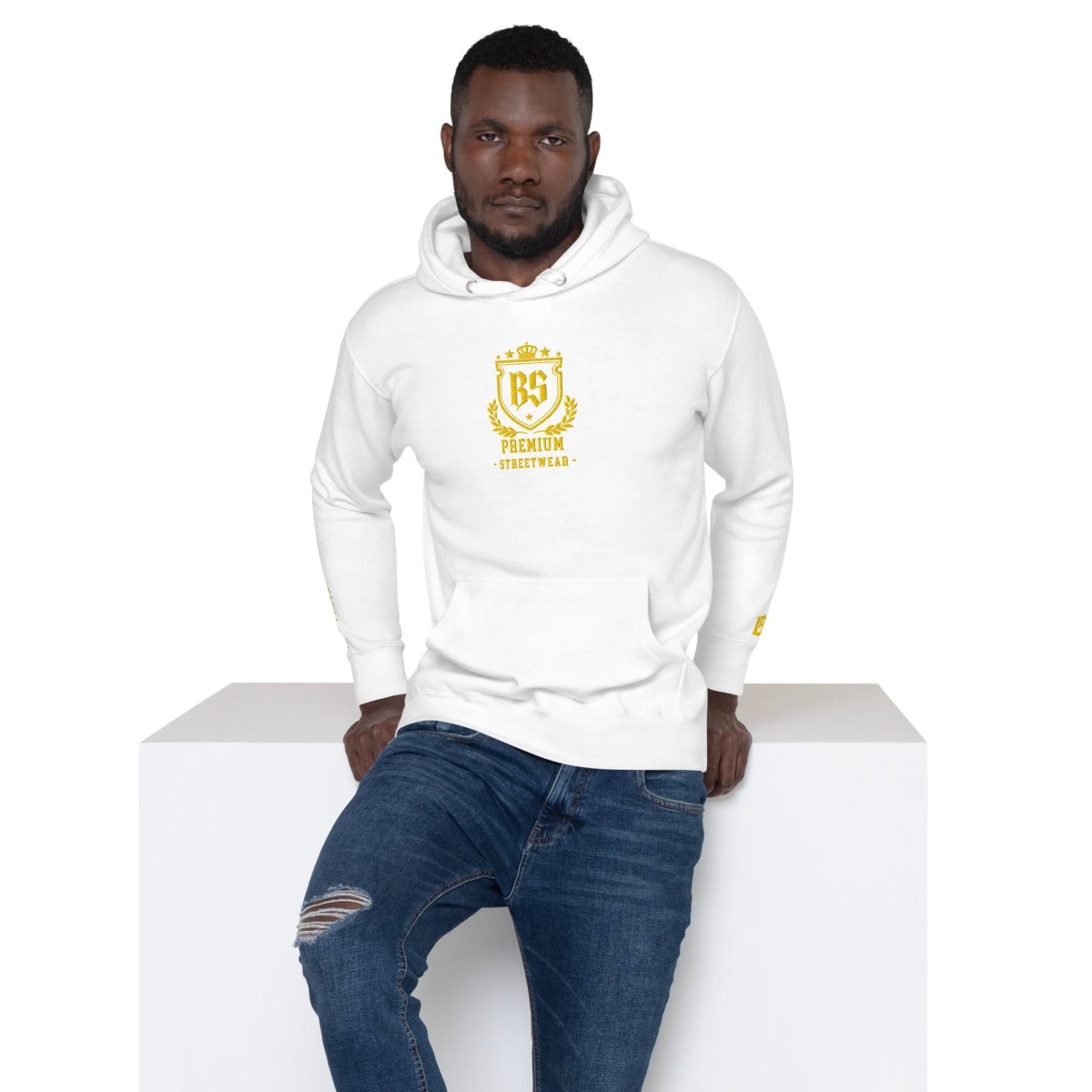 Classic Streetwear Hoodie OG - Gold V2 - BLOODY - STREETS.DE Streetwear Herren und Damen Hoodies, T-Shirts, Pullis