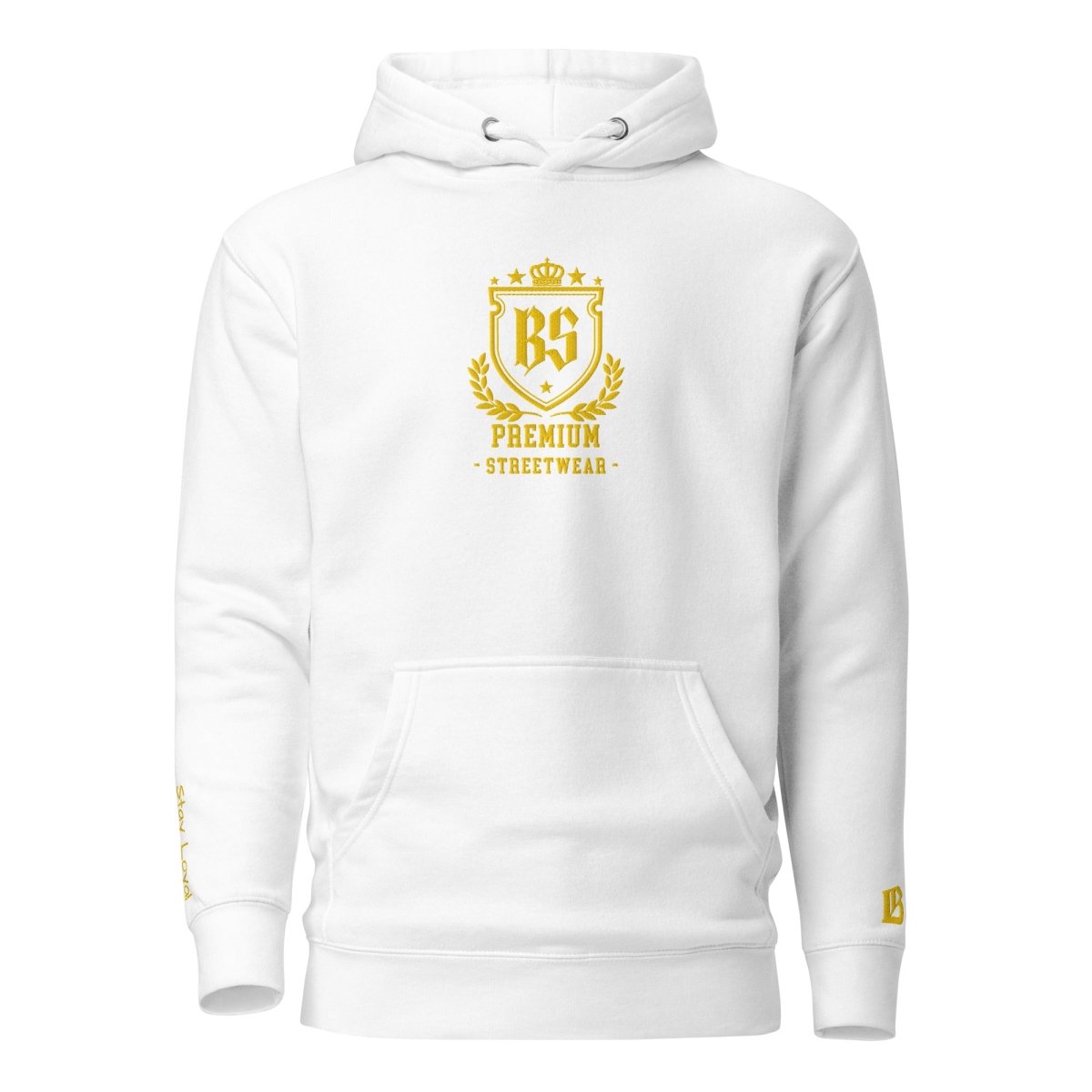 Classic Streetwear Hoodie OG - Gold V2 - BLOODY - STREETS.DE Streetwear Herren und Damen Hoodies, T-Shirts, Pullis