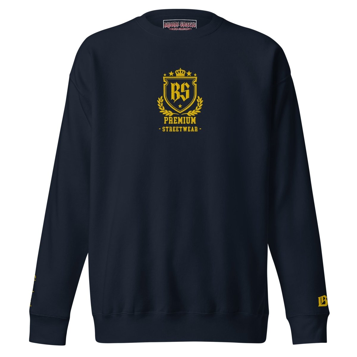 Classic Streetwear Pullover OG - Gold V2 - BLOODY - STREETS.DE Streetwear Herren und Damen Hoodies, T-Shirts, Pullis
