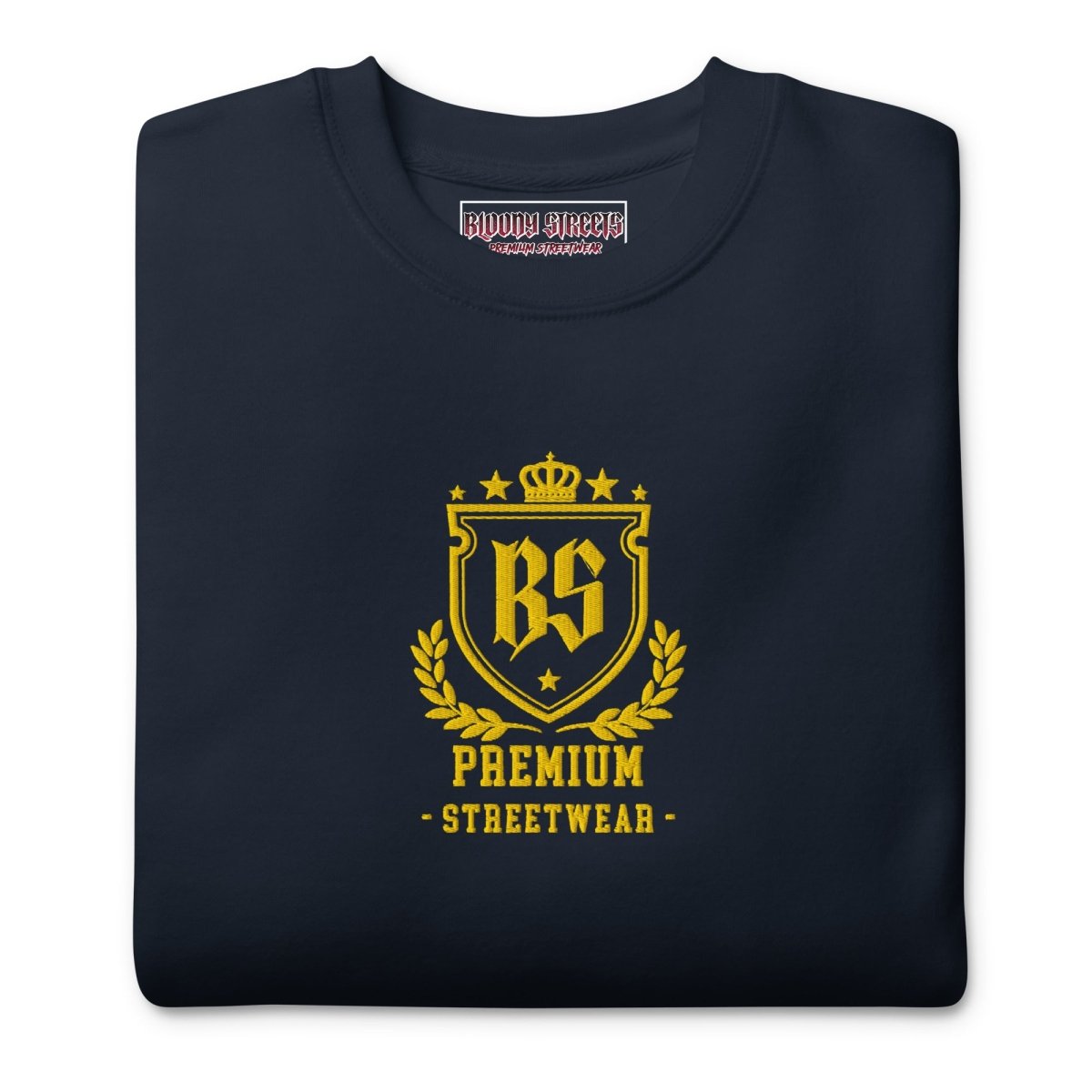 Classic Streetwear Pullover OG - Gold V2 - BLOODY - STREETS.DE Streetwear Herren und Damen Hoodies, T-Shirts, Pullis