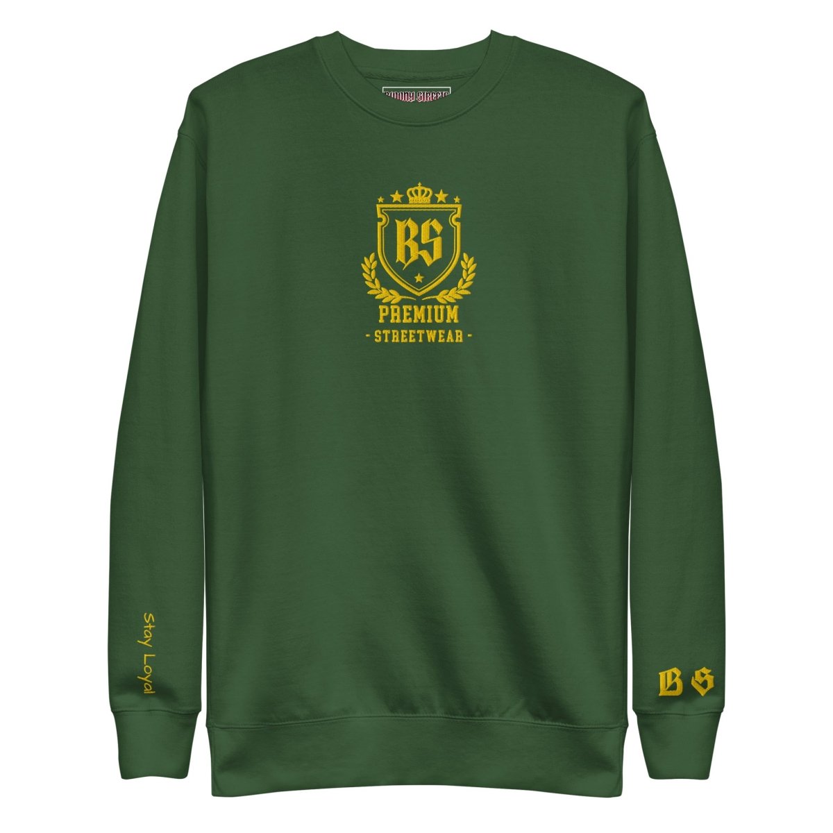 Classic Streetwear Pullover OG - Gold V2 - BLOODY - STREETS.DE Streetwear Herren und Damen Hoodies, T-Shirts, Pullis