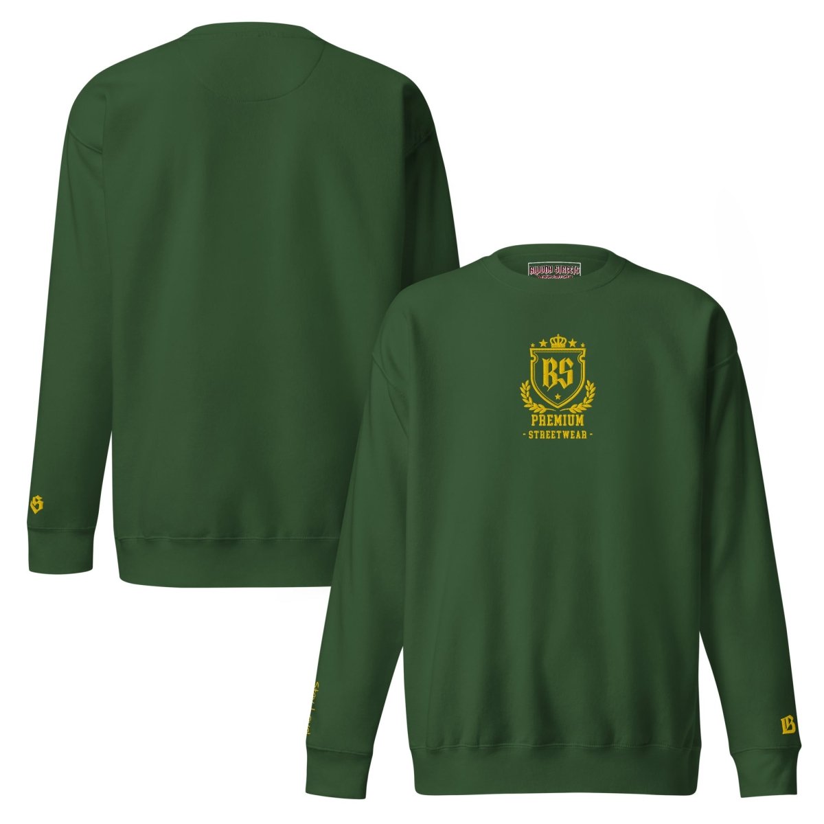 Classic Streetwear Pullover OG - Gold V2 - BLOODY - STREETS.DE Streetwear Herren und Damen Hoodies, T-Shirts, Pullis